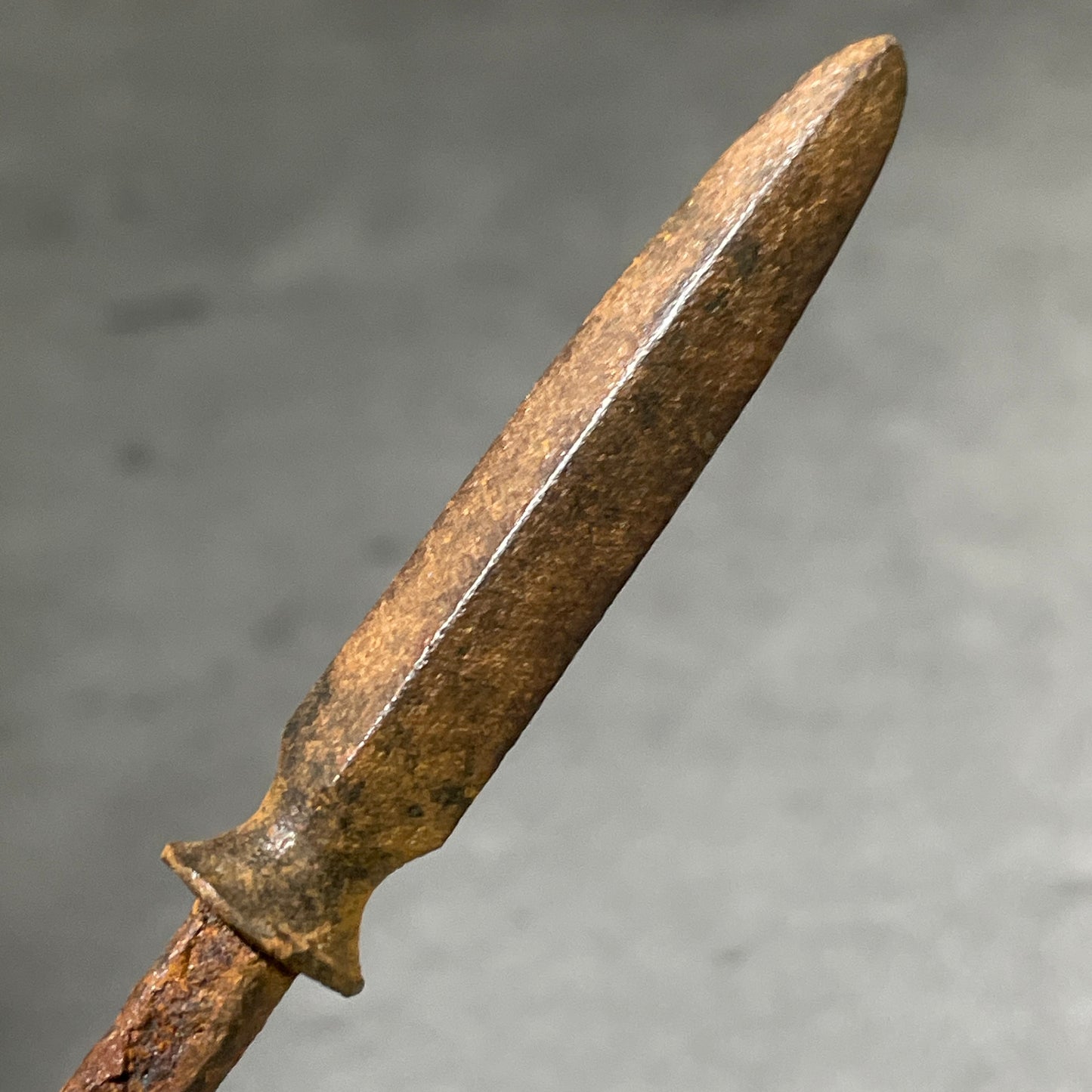 YAJIRI x 18 鏃 Samurai Arrowhead, Edo period, Iron back