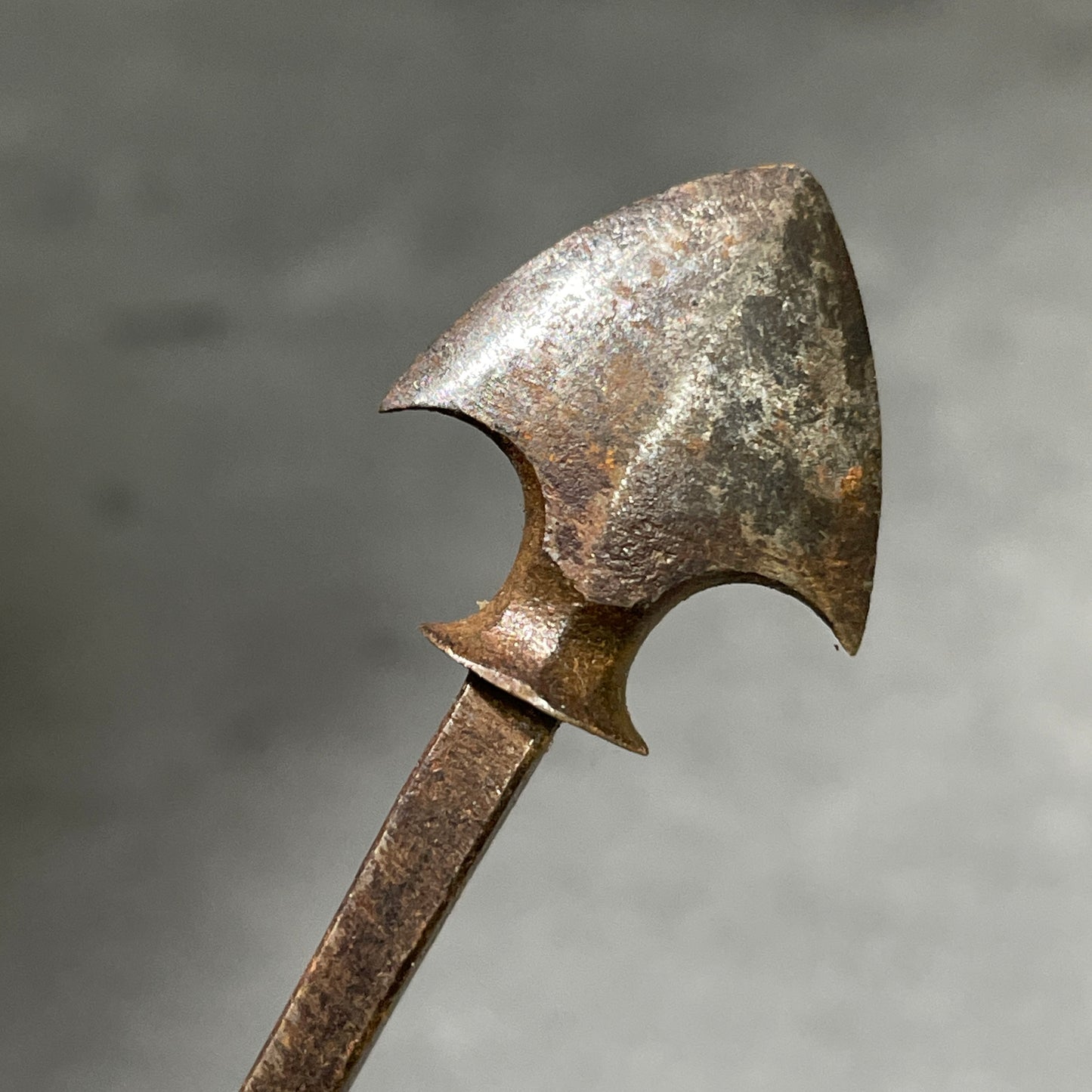 YAJIRI x 18 鏃 Samurai Arrowhead, Edo period, Iron back