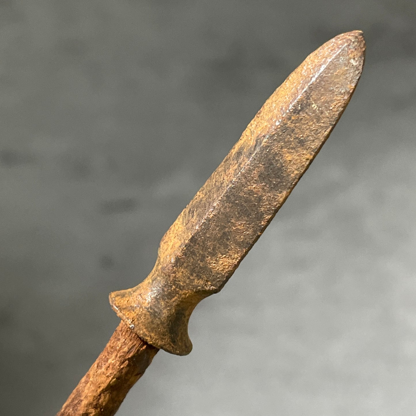 YAJIRI x 18 鏃 Samurai Arrowhead, Edo period, Iron back