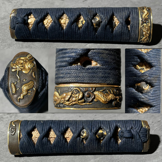 Dragon Fuchikashira, Tsuka Handle 柄前, Edo period