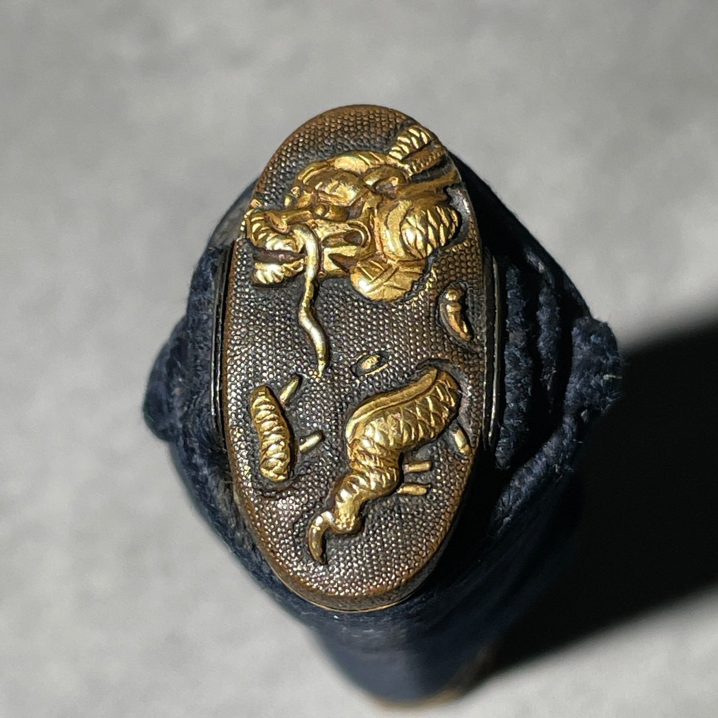 Dragon Fuchikashira, Tsuka Handle 柄前, Edo period