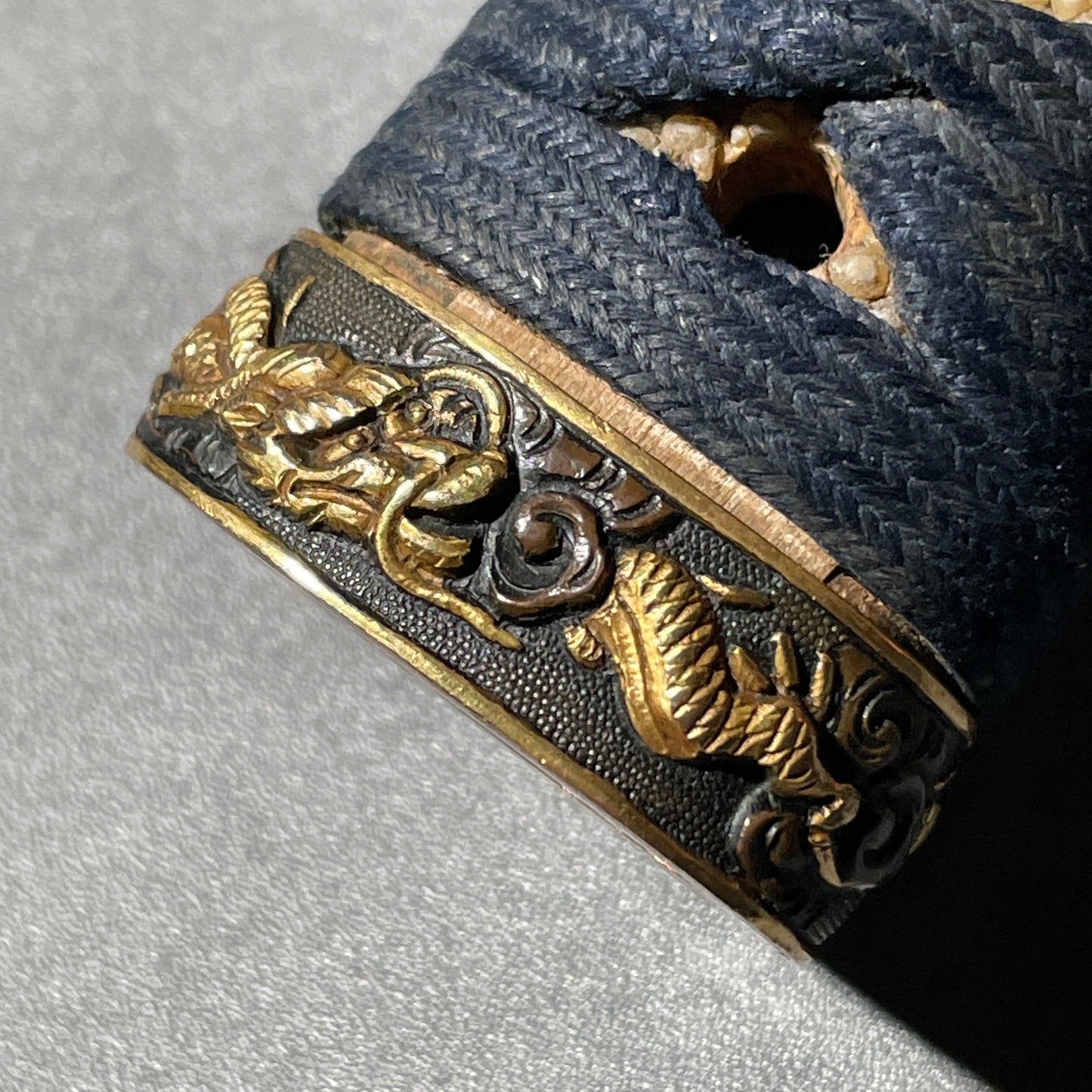 Dragon Fuchikashira, Tsuka Handle 柄前, Edo period