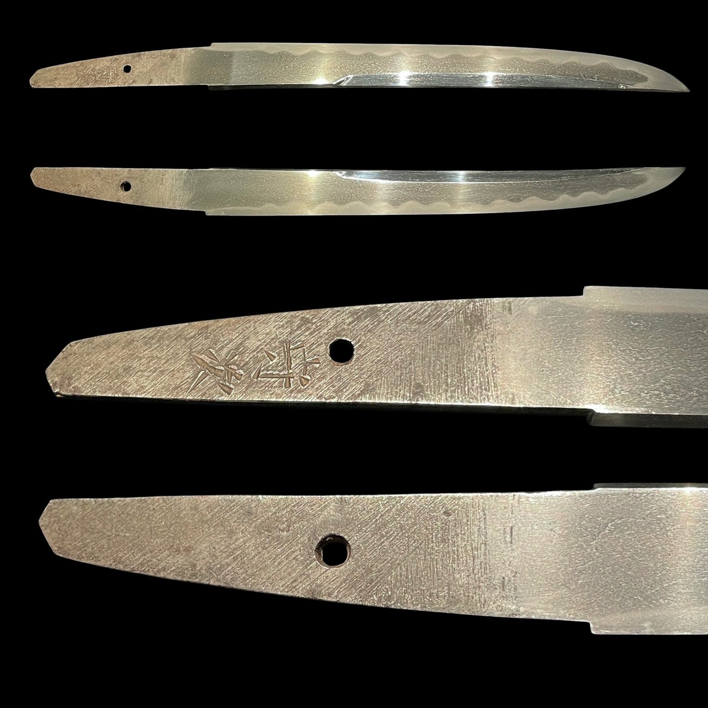 Dragon Fittings Unokubi TANTO, Moritsugu 守次 signed, with Kozuka, Late Edo period