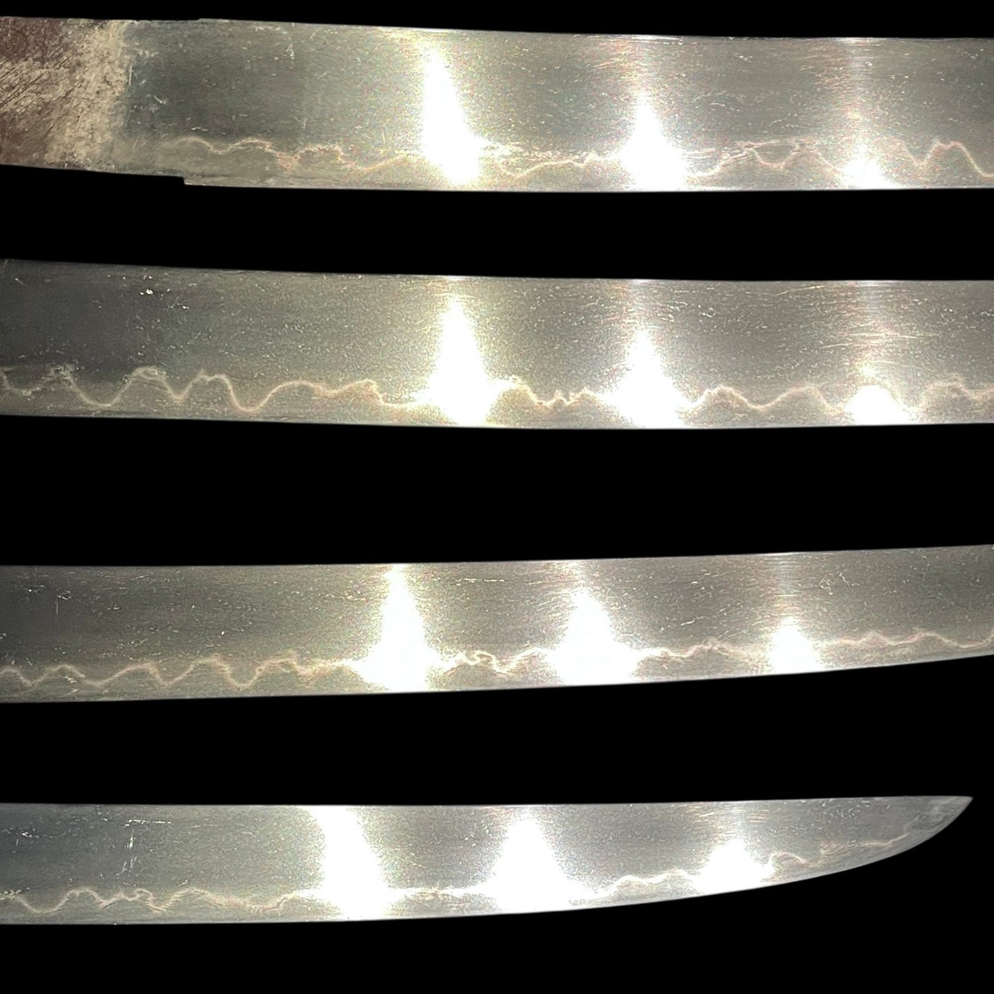 Hirazukuri Wakizashi 平造脇差, Signed Tsuba, with Shirasaya, Edo period mumei