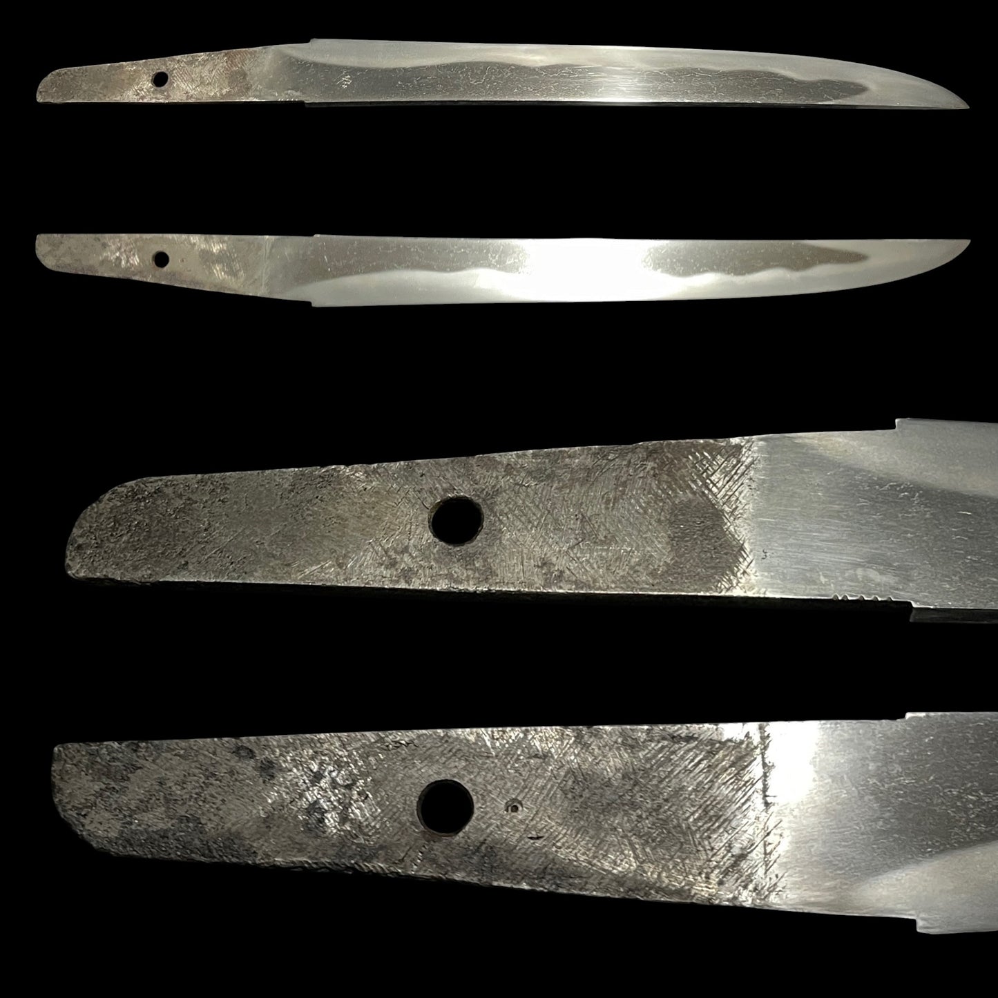 Kawarinuri-Saya 変塗鞘, Horse Fuchikashira TANTO, Edo period mumei