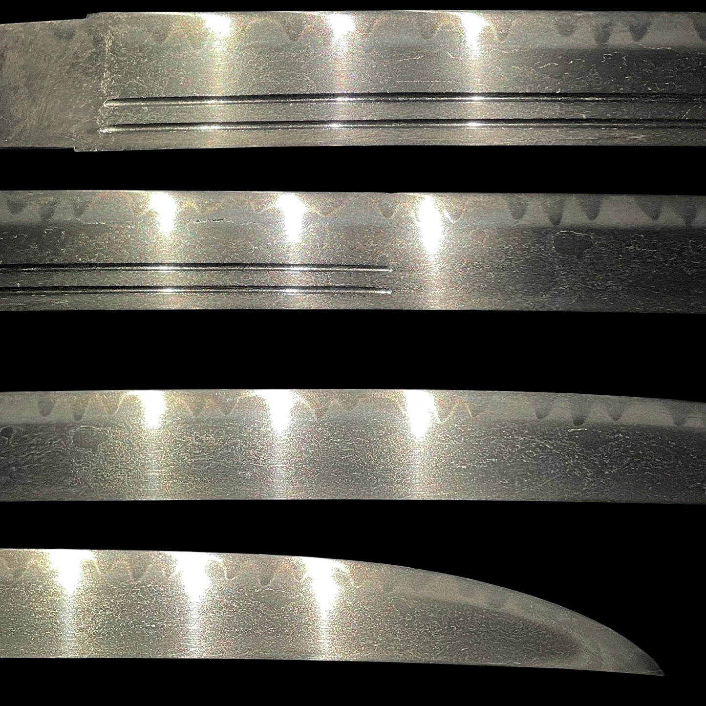HADAMONO 肌物, Kanenobu 兼信 signed Hirazukuri Wakizashi, Muromachi period