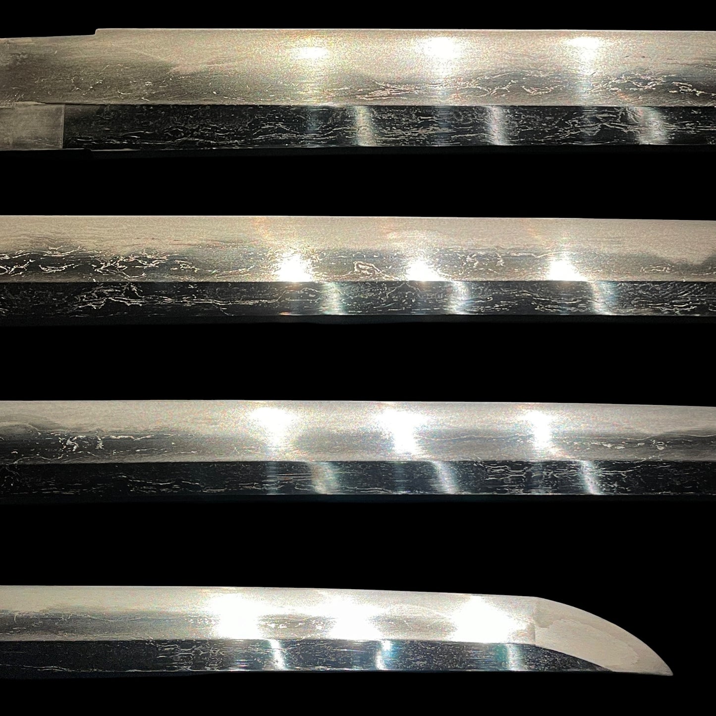 Copper Fittings TANTO, Kanji 漢字 Kozuka, Homarekizu 誉傷, Edo period mumei