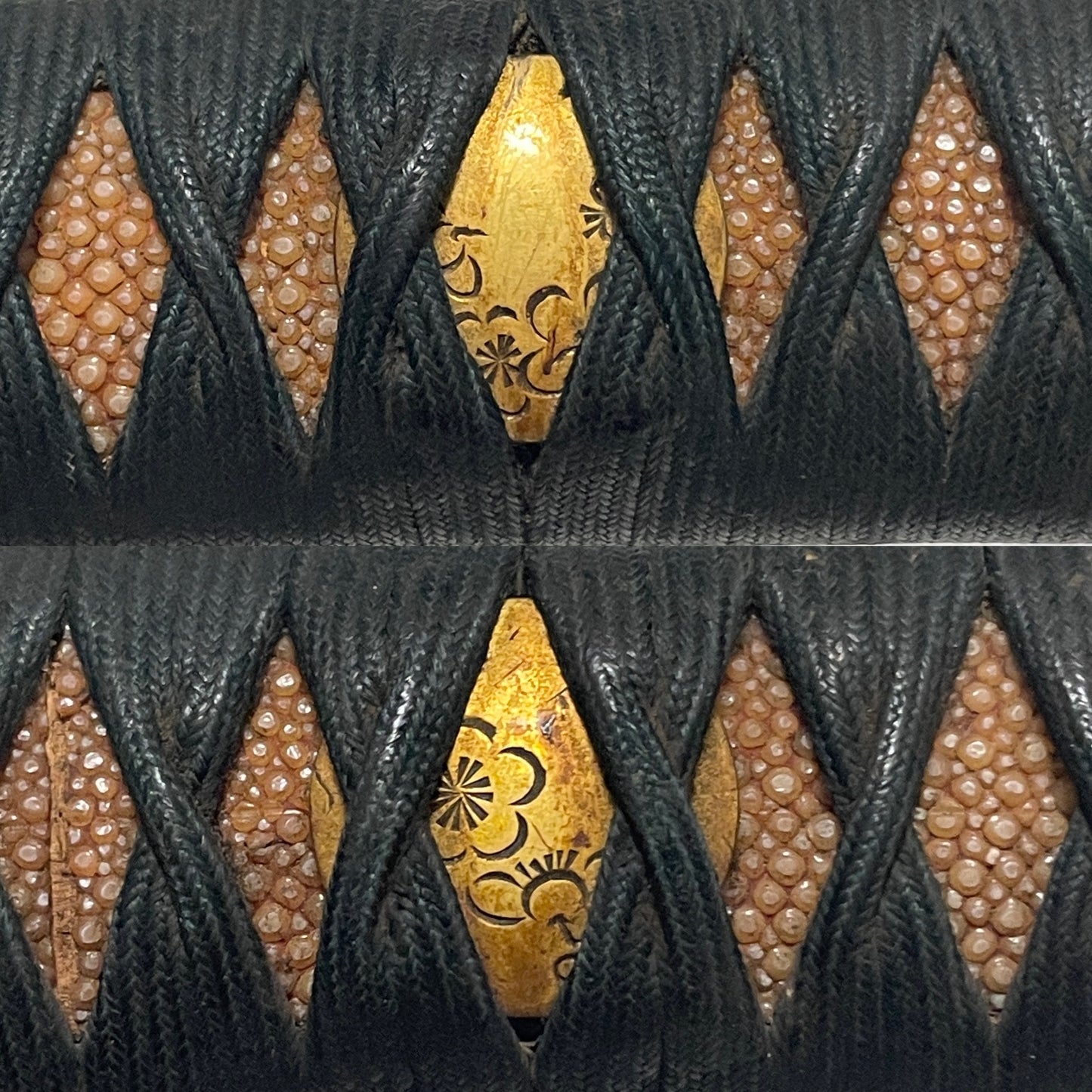 Higonokami Kuniyasu 肥後守国康 signed Long Wakizashi, Waterfowl Brass Fuchikashira, Edo period