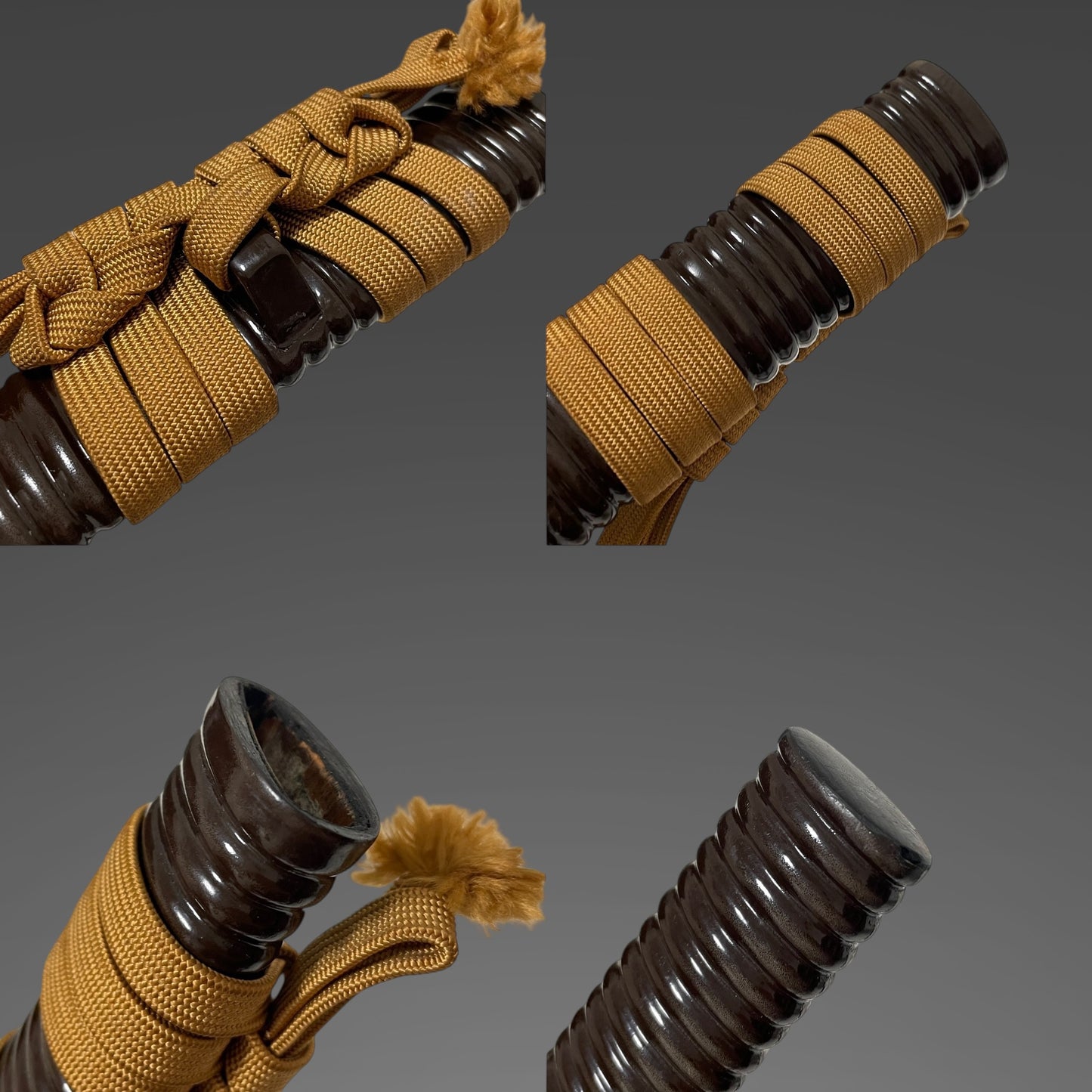 Sendankizami-Saya 千段刻鞘 KATANA, Karisukashi-Tsuba 雁透鍔, Wide blade, Edo period mumei