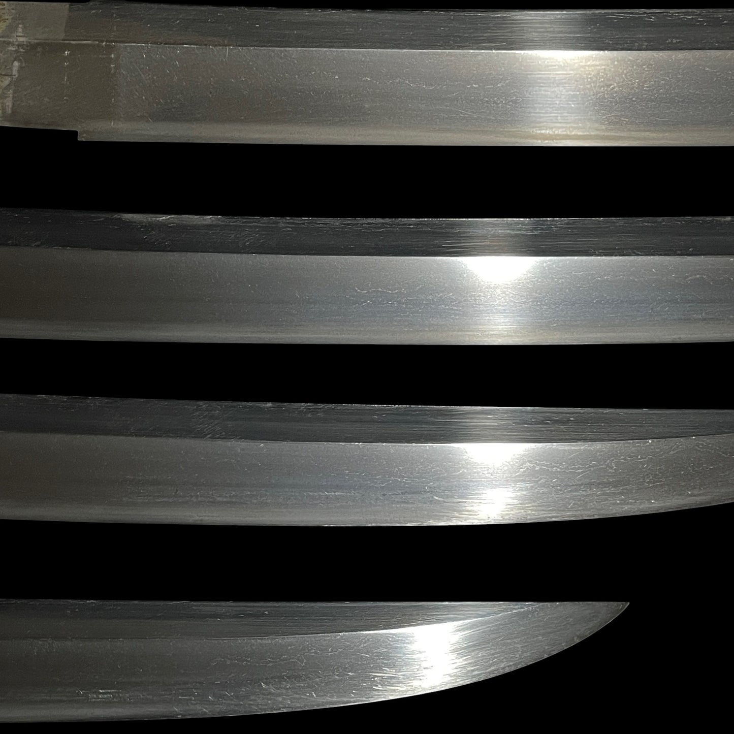 Naginata Naoshi Wakizashi, Kagemakie-Saya 陰蒔絵鞘, Thick Blade, Muromachi period mumei