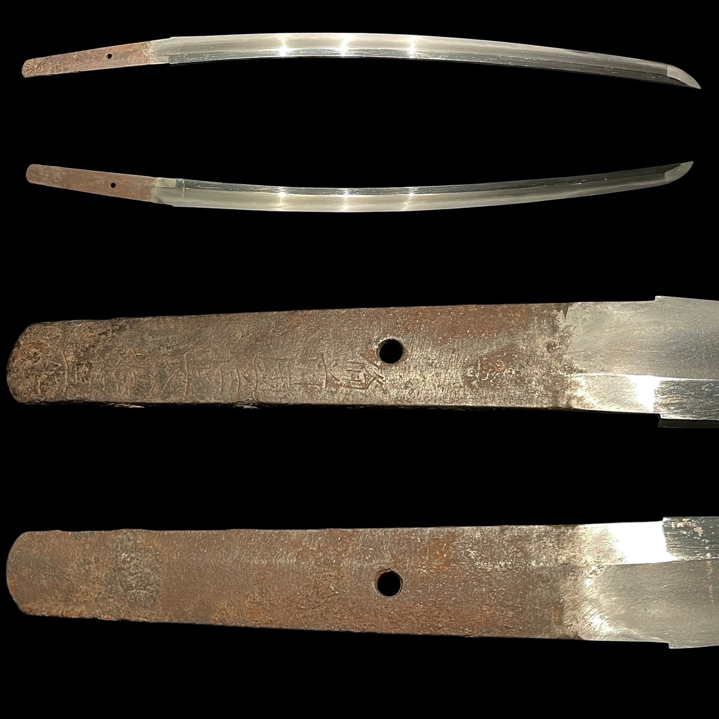 Bizenkokuju Osafune Sukesada signed Wakizashi, Katakitsuka-Koshirae 堅木柄拵, Muromachi period