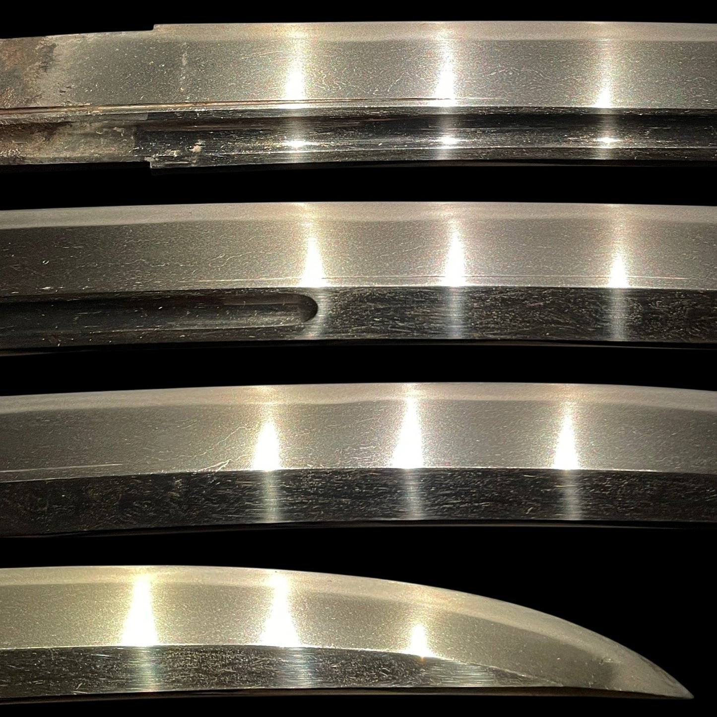 Naginata-Naoshi 薙刀直し Wakizashi, Signed Tsuba, Muromachi period mumei