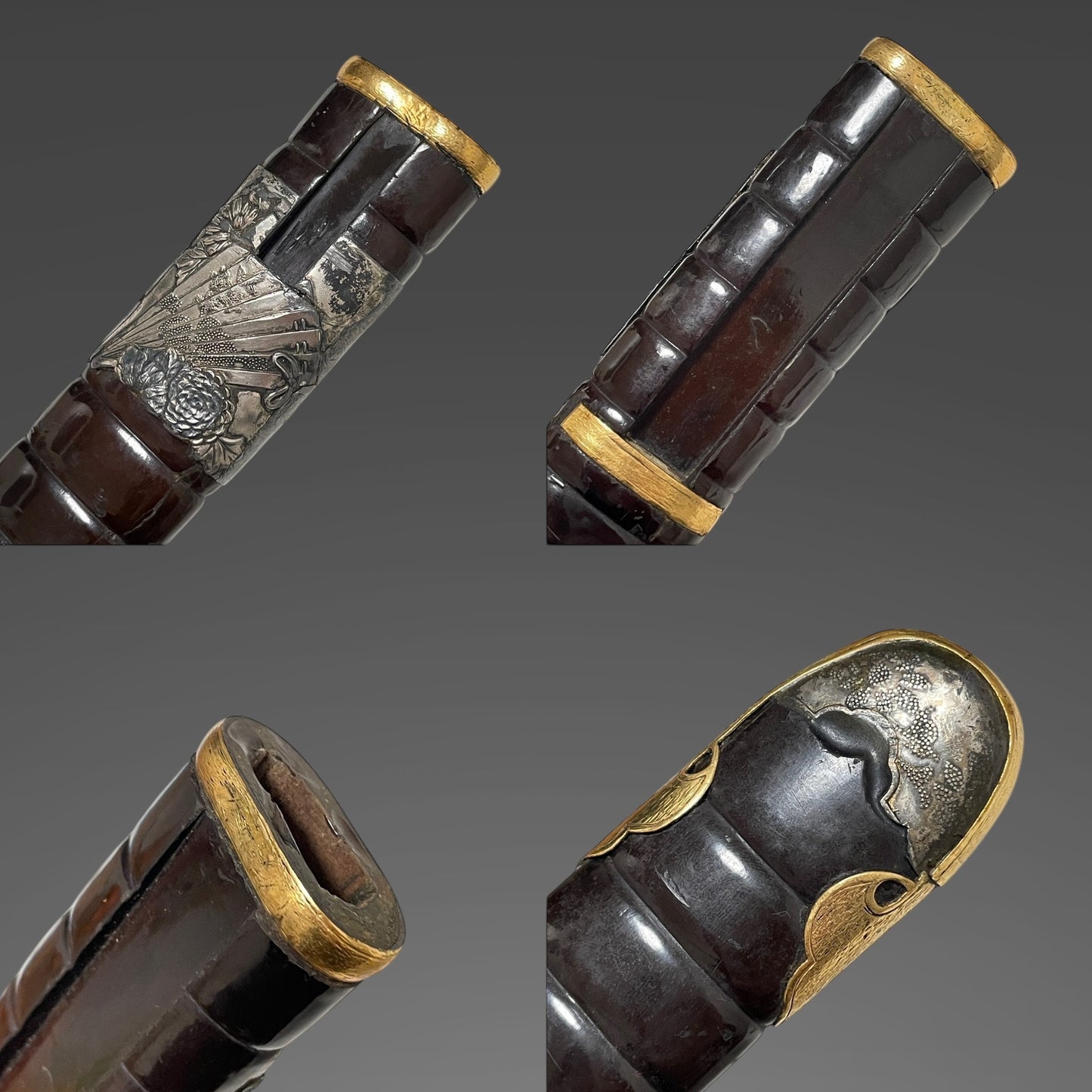 HORIMONO 彫物 Tanto, Fudo-Myoo 不動明王, with Kozuka Kogai, Edo period mumei