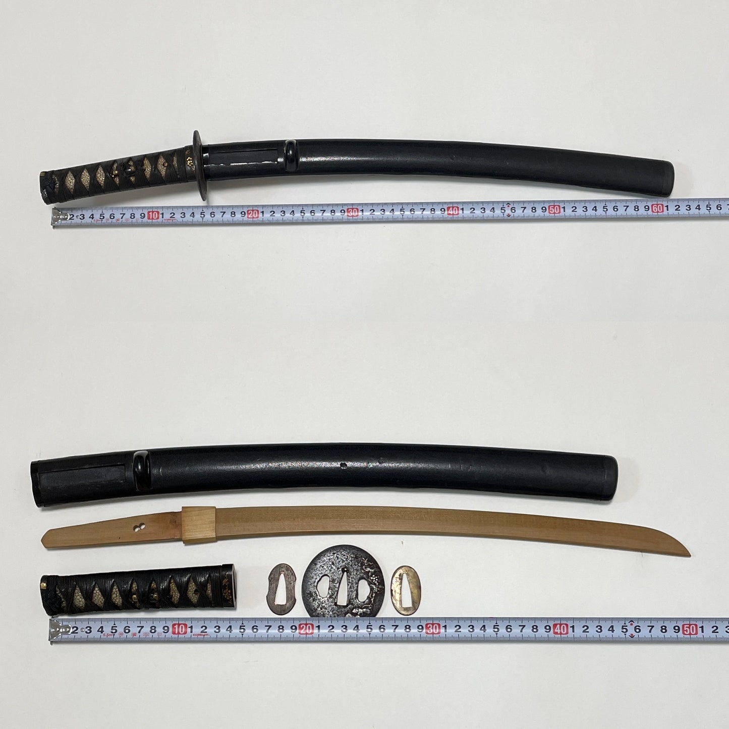Antique Black Wakizashi Koshirae 黒脇差拵