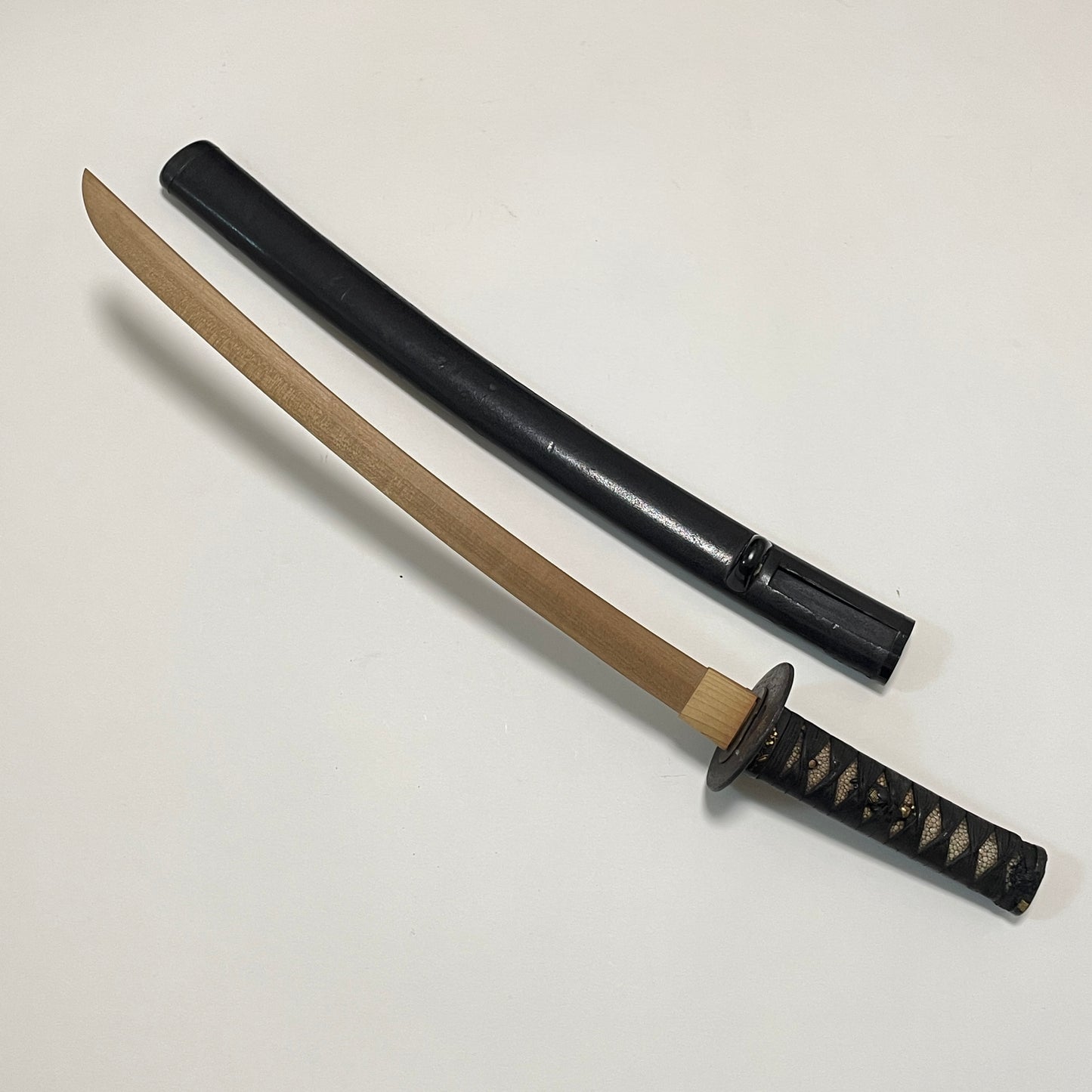 Antique Black Wakizashi Koshirae 黒脇差拵