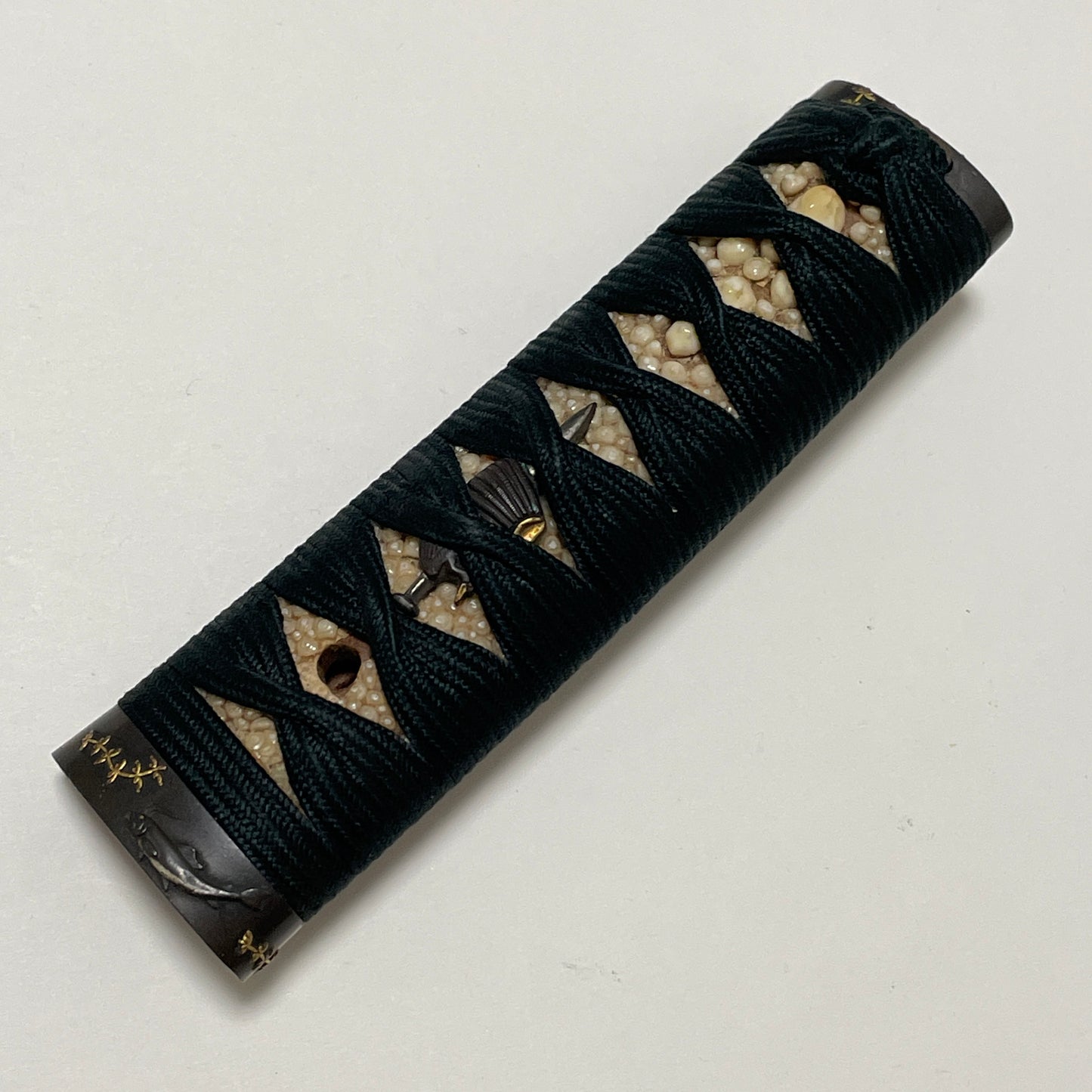 Fish Fuchikashira 魚図縁頭, Wakizashi Koshirae, 60cm (23.62 in.)