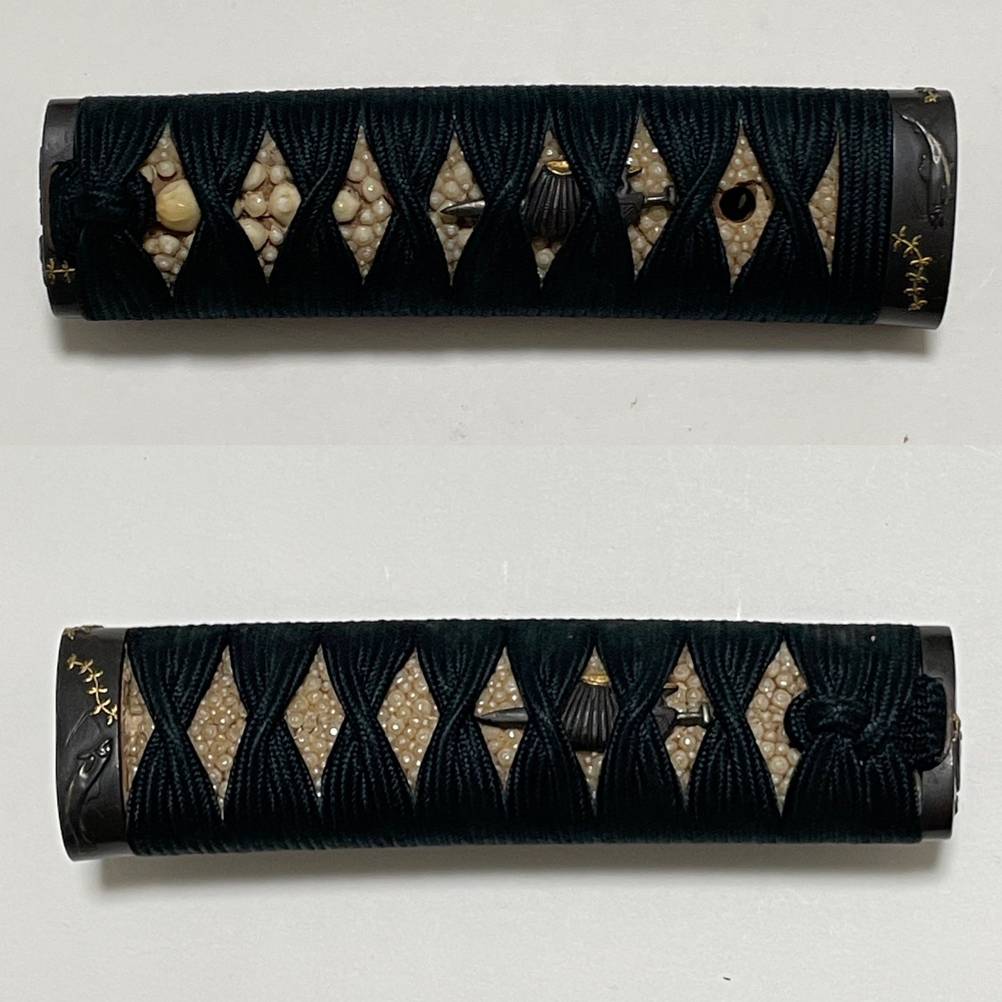 Fish Fuchikashira 魚図縁頭, Wakizashi Koshirae, 60cm (23.62 in.)
