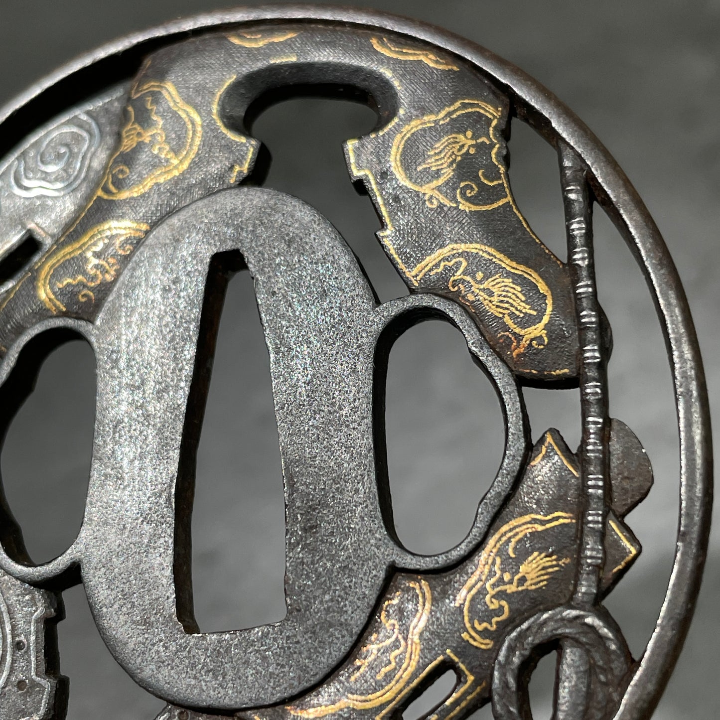 馬具透鍔 Bagusukashi-TSUBA, Edo period, with NBTHK Certificate and BOX