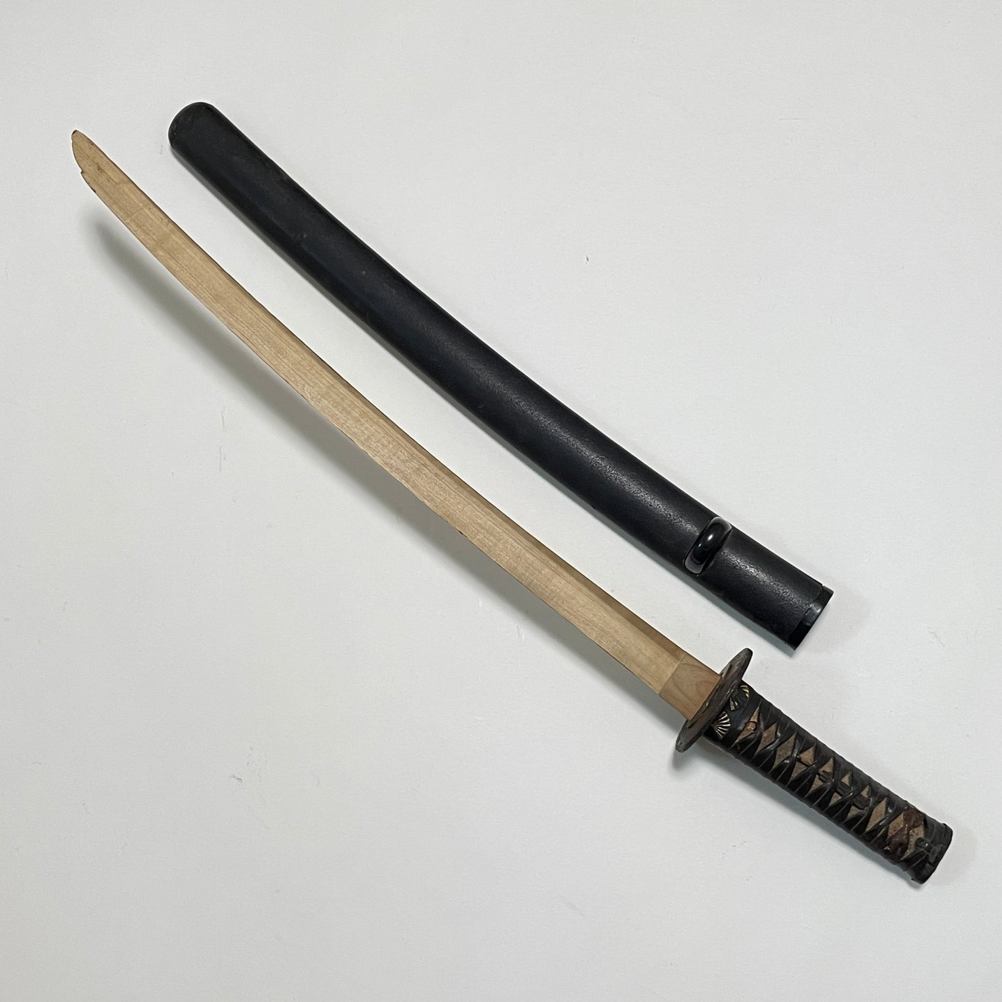 Sensu 扇子 Fittings, Antique Wakizashi Koshirae, 620mm (24.41 in.)