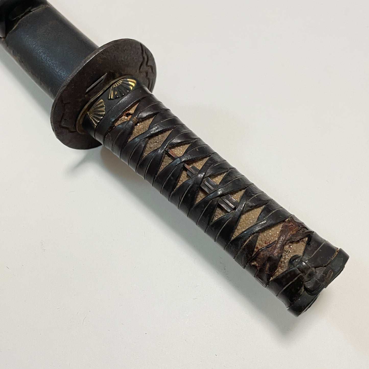 Sensu 扇子 Fittings, Antique Wakizashi Koshirae, 620mm (24.41 in.)