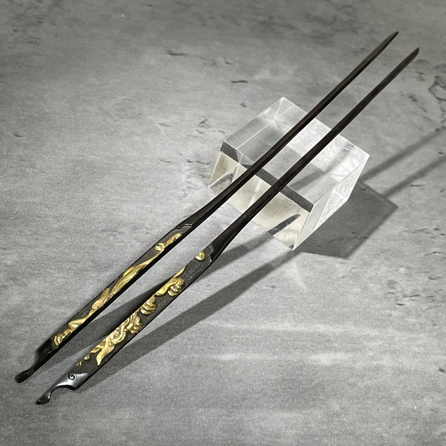 Dragon WARI-KOGAI, Shakudo Nanakoji, Edo period, with BOX