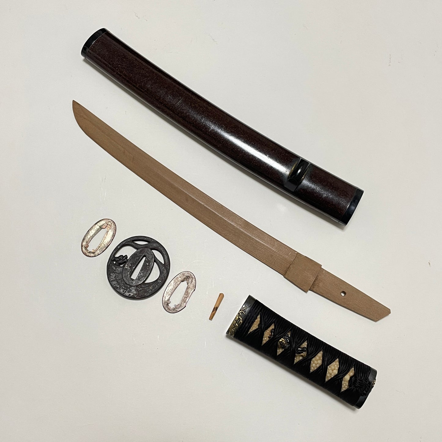 TANTO Koshirae 短刀拵, Crab Fuchikashira 蟹縁頭, Edo period