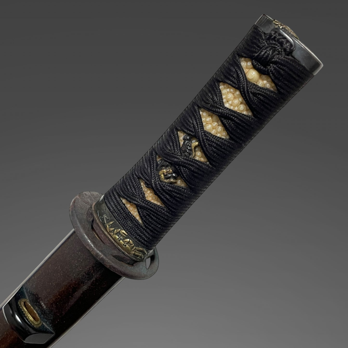 TANTO Koshirae 短刀拵, Crab Fuchikashira 蟹縁頭, Edo period