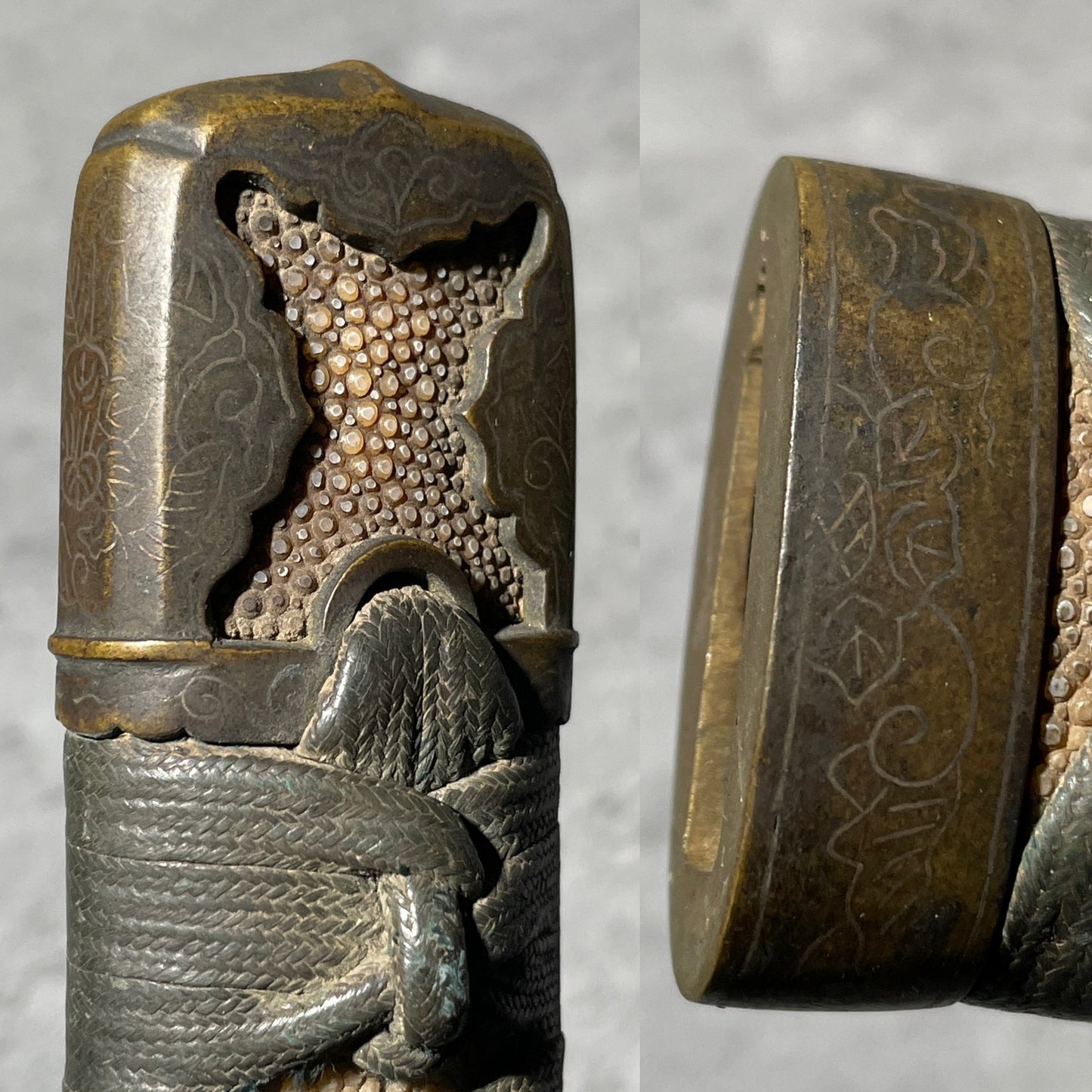 Handachi Style TSUKAMAE 半太刀拵柄前, Edo period