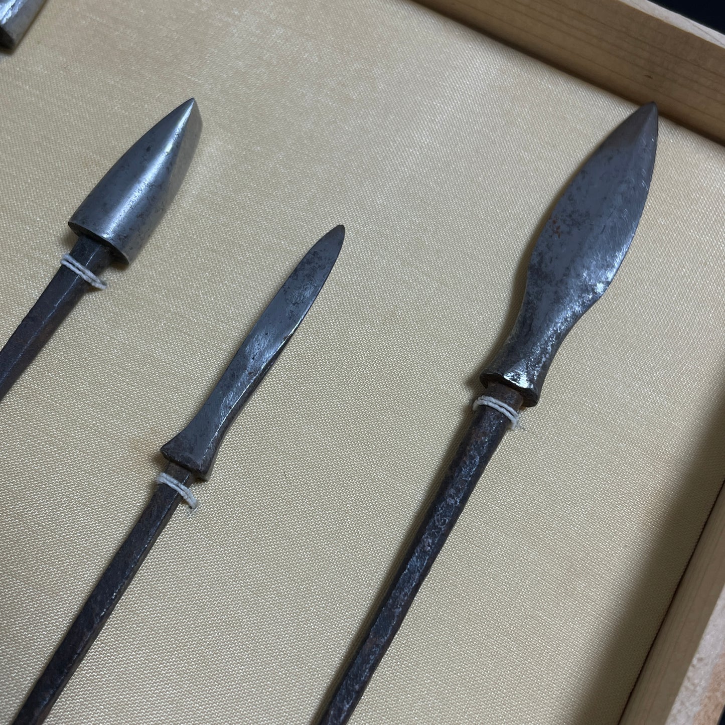 YAJIRI x 5 鏃 Samurai Arrowhead, Edo period, with BOX