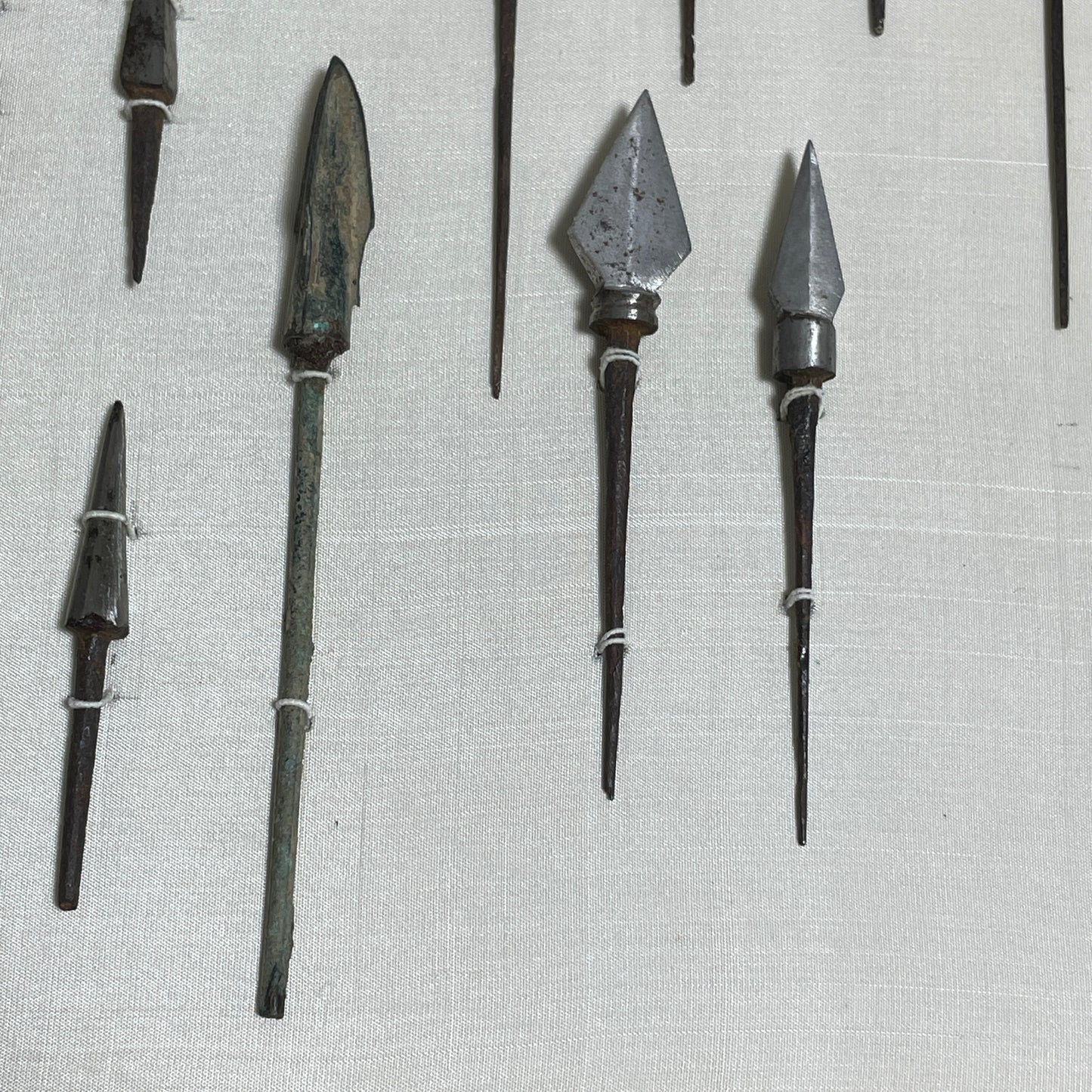 YAJIRI x 19 鏃 Samurai Arrowhead, Edo period, with BOX