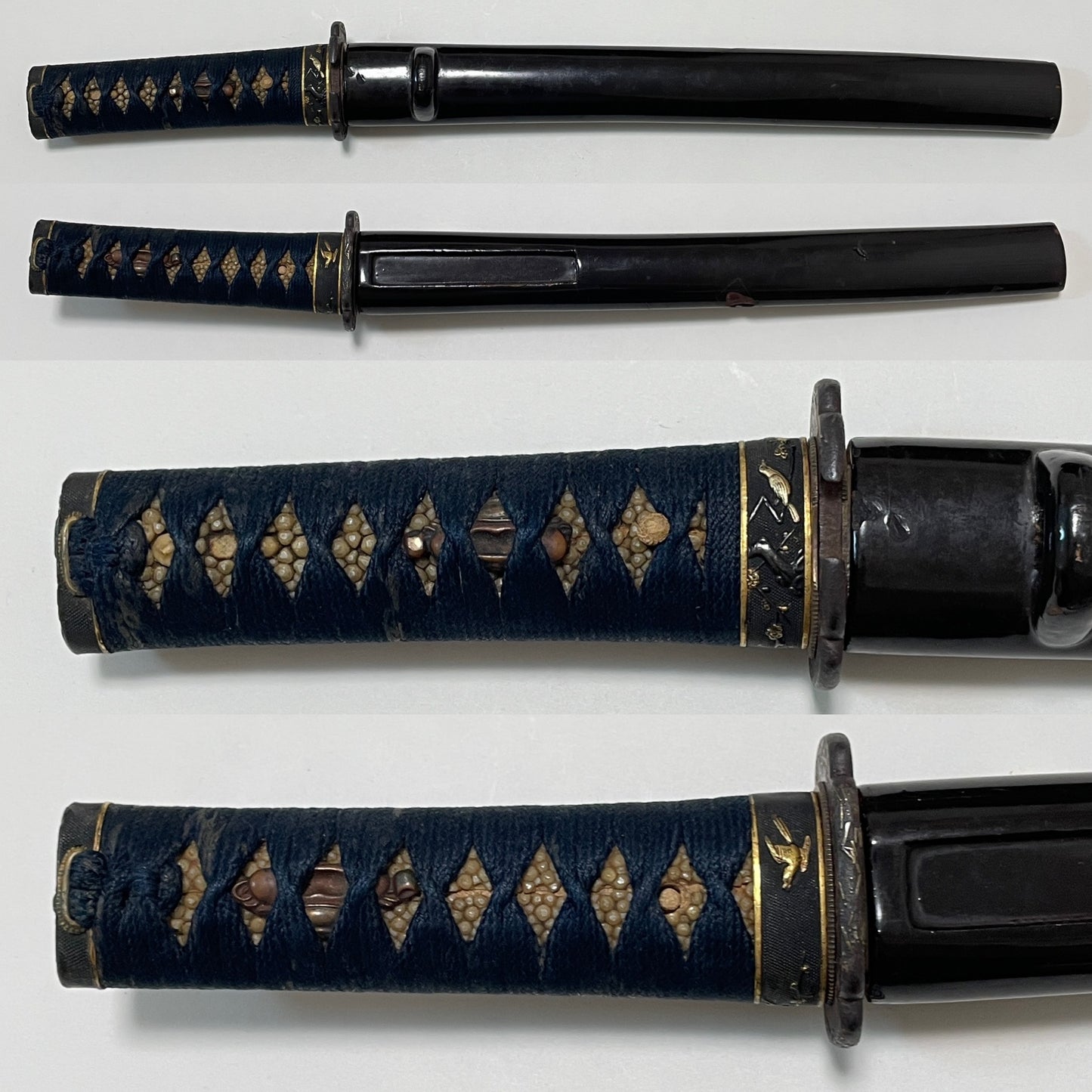 Tanto Koshirae 短刀拵, Norinaga 則長 signed Broken Blade, Edo period