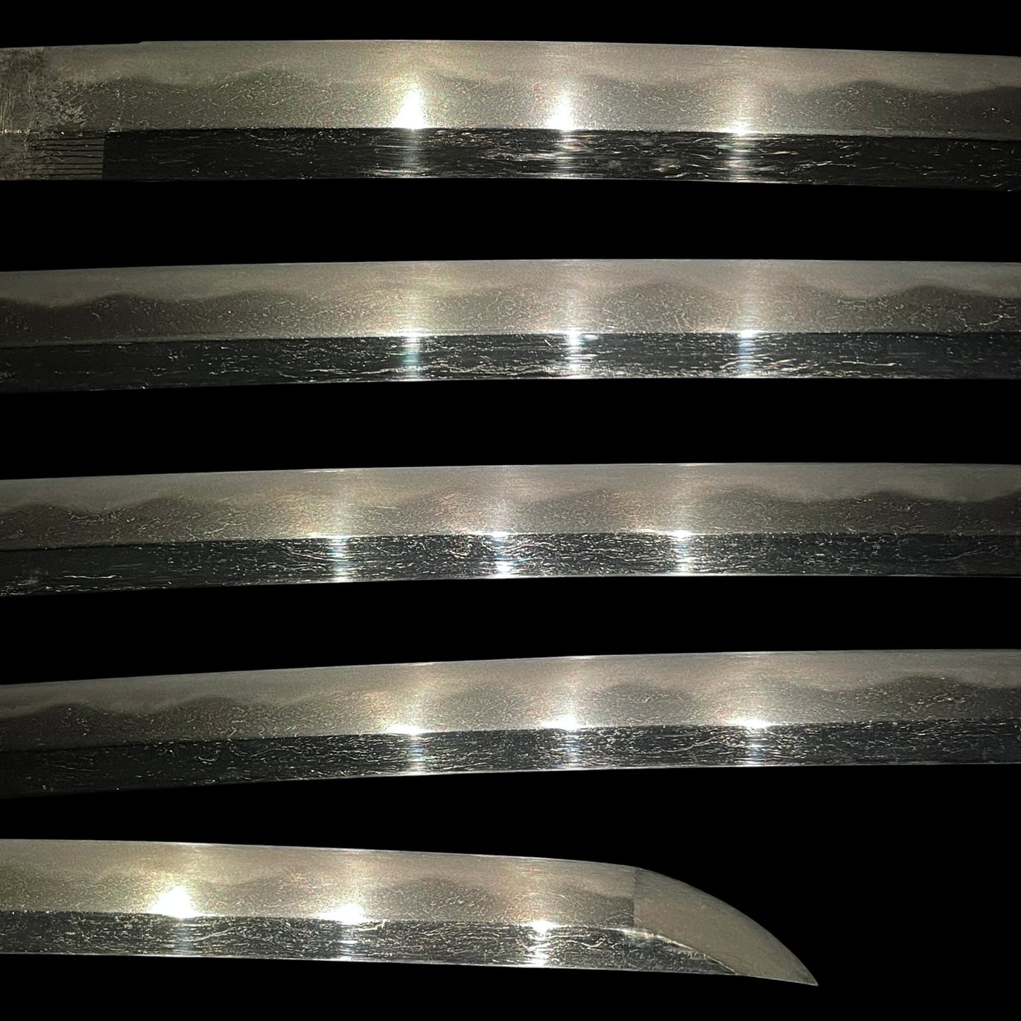 Pine needles Copper Fuchikashira, Bishuosafune Arimitsu signed Long Wakizashi