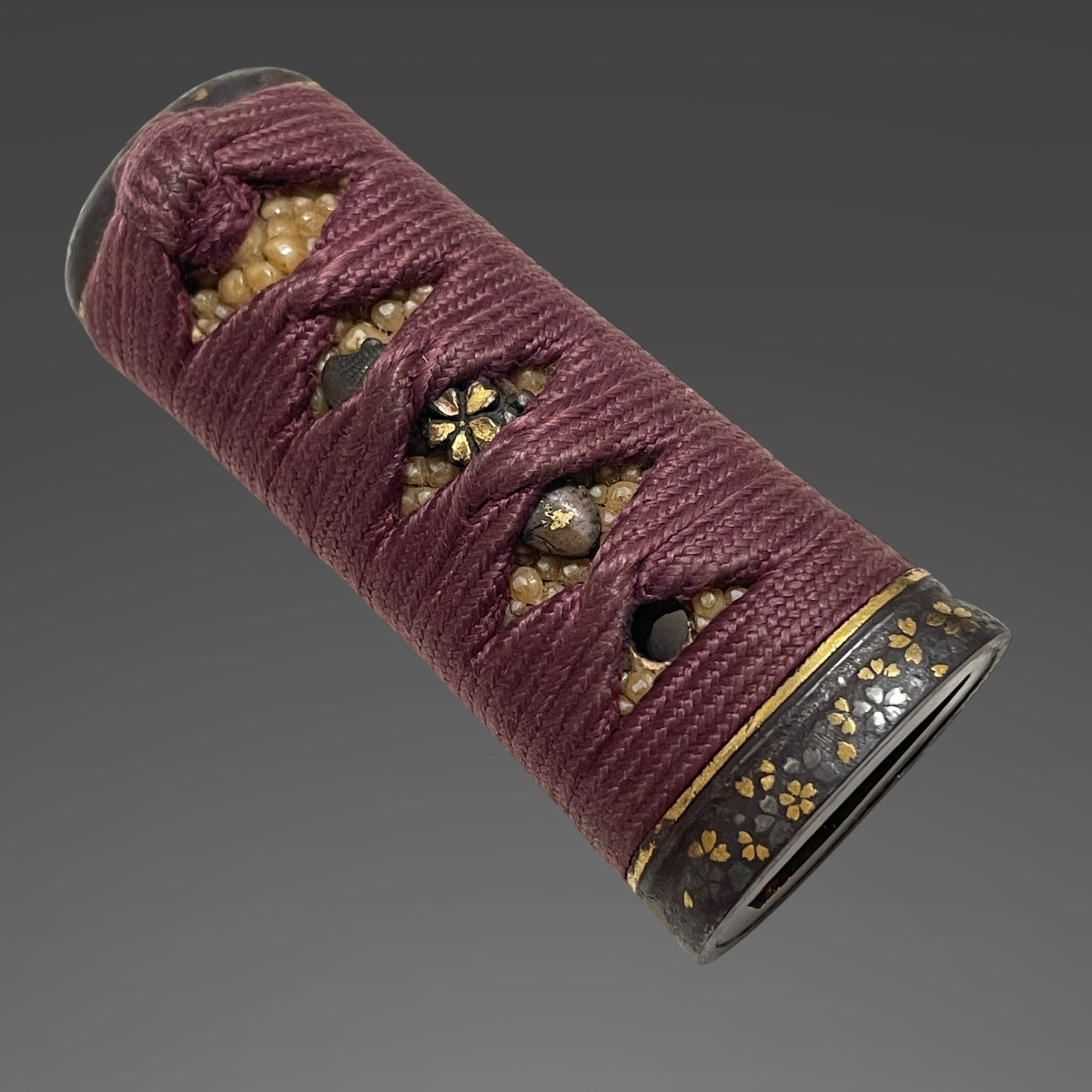 Mito Sukemitsu 水戸祐光 TANTO, 茶変塗鞘短刀拵, with Kozuka and Wari-Kogai, Edo period