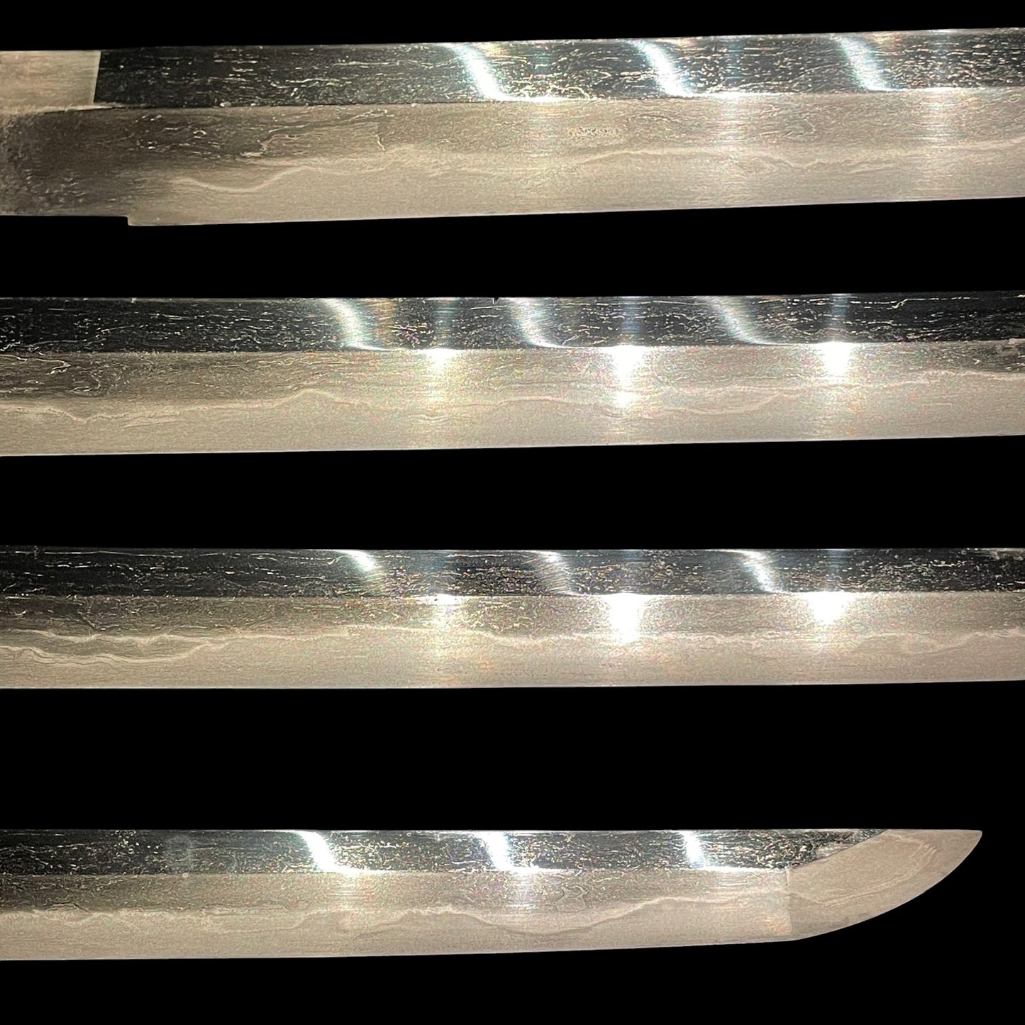 Copper Fittings TANTO, Kanji 漢字 Kozuka, Homarekizu 誉傷, Edo period mumei