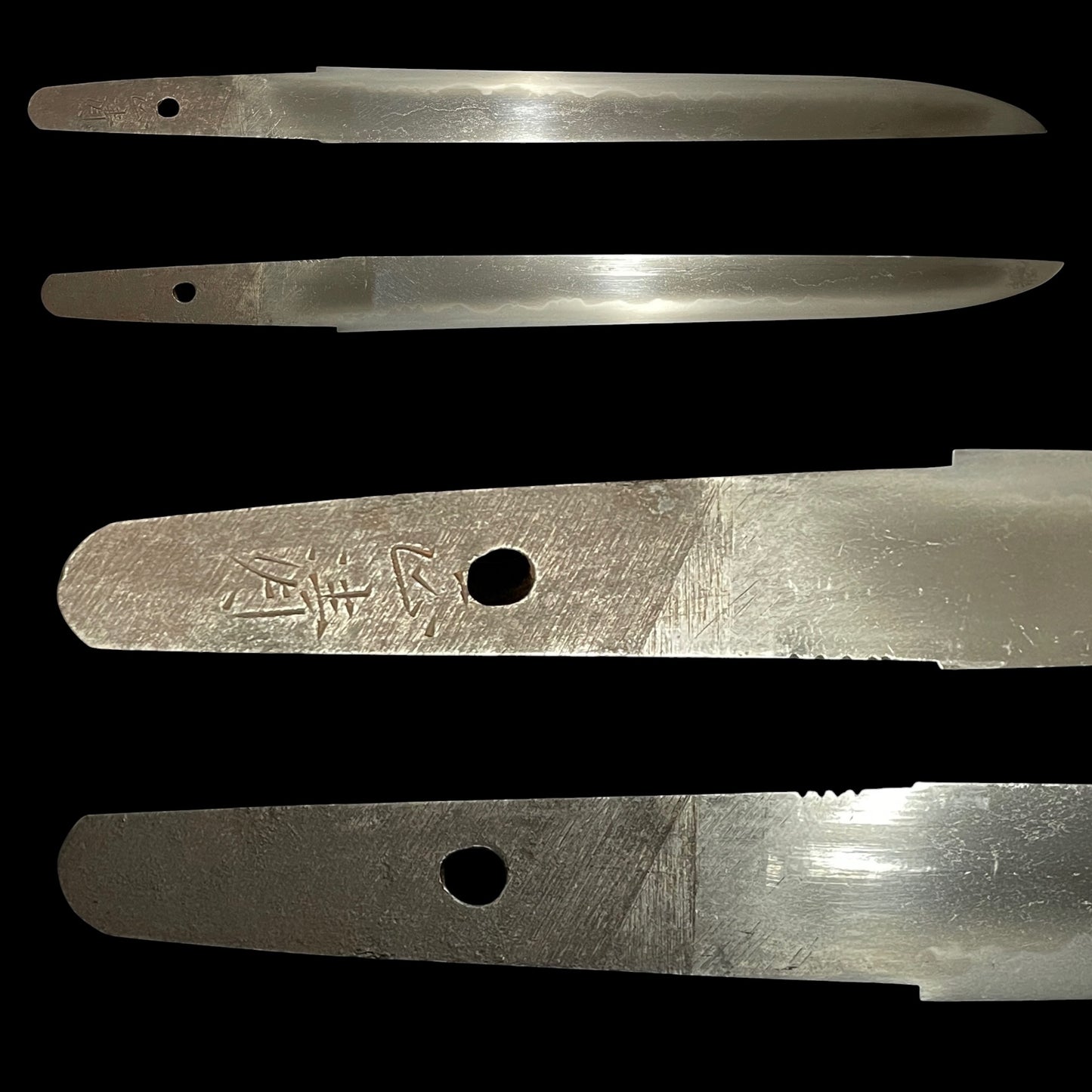 YOROIDOSHI 鎧通し TANTO, Masakiyo 正清 signed, Very Thick blade, with Kozuka and Kogai, Edo period
