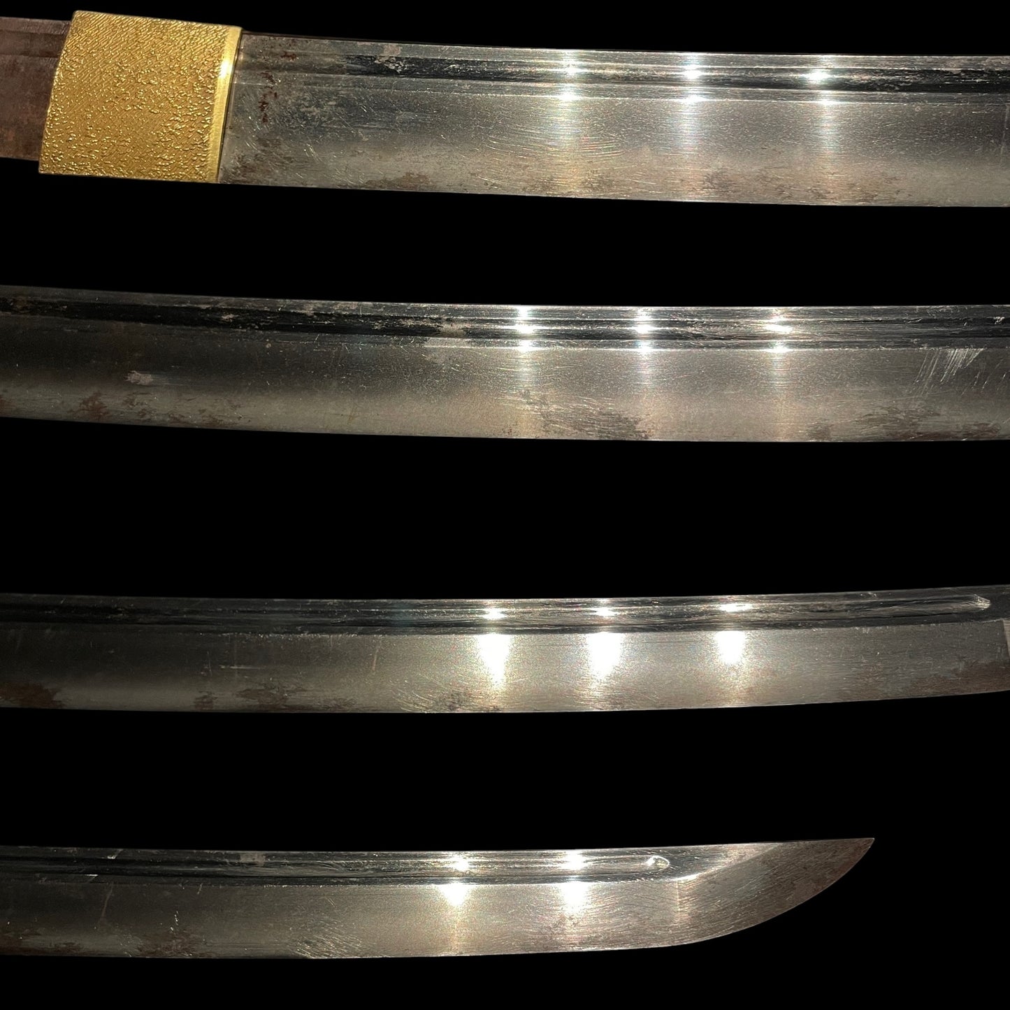 Handachi Koshirae 半太刀拵 Wakizashi, Dragon Menuki, Edo period mumei