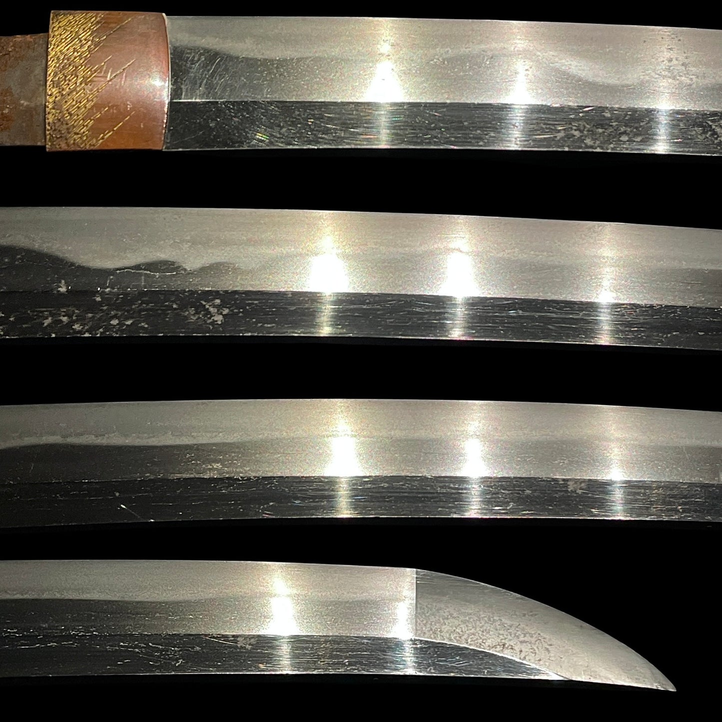Ookissaki Wakizashi, Dragon Fittings, Mt.Fuji Kozuka, Yamatonokami Fujiwara Kanekura signed