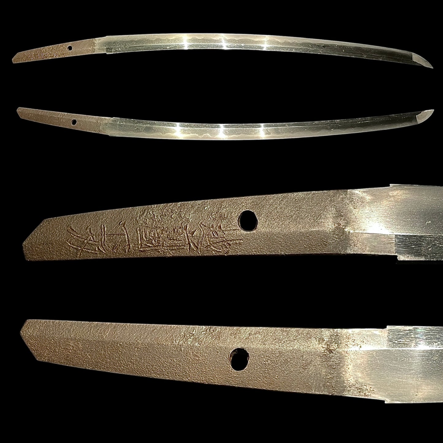 Dragon Fittings, Handachi Koshirae Waizashi, Echizenkoku Shimosaka 越前国下坂 signed