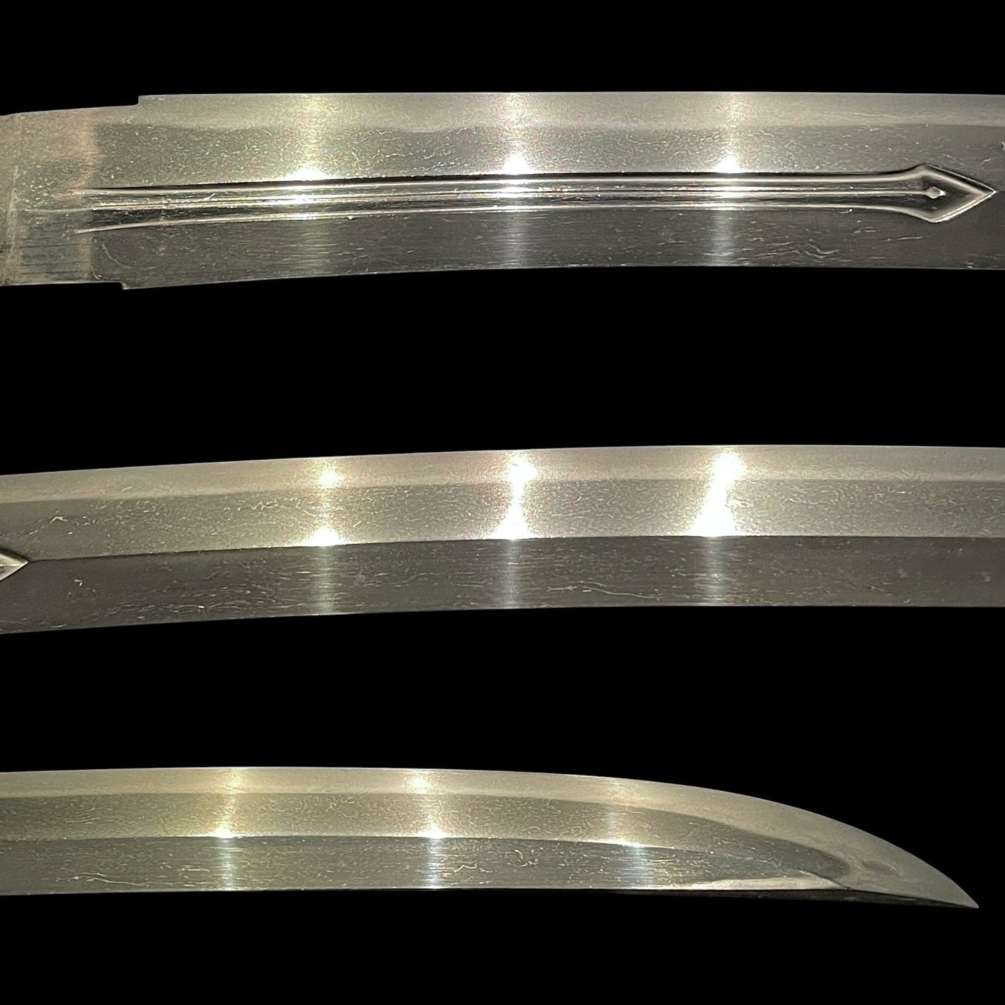 Horimono 彫物, Shobuzukuri Wakizashi, Uda 宇多, Muromachi period, NBTHK Certificate