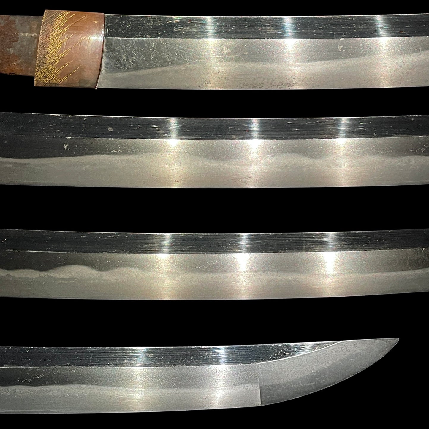 Ookissaki Wakizashi, Dragon Fittings, Mt.Fuji Kozuka, Yamatonokami Fujiwara Kanekura signed