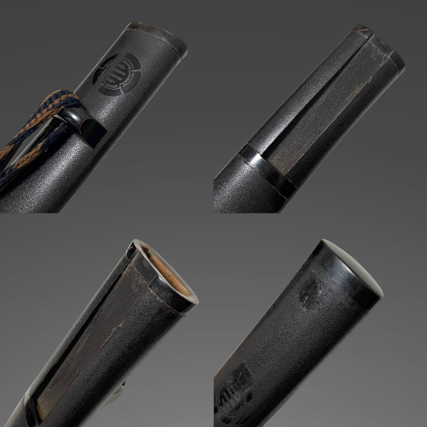 HITATSURA 皆焼 Wakizashi, Dragonfly Tsuba, Family crest Scabbard, Muromachi period mumei