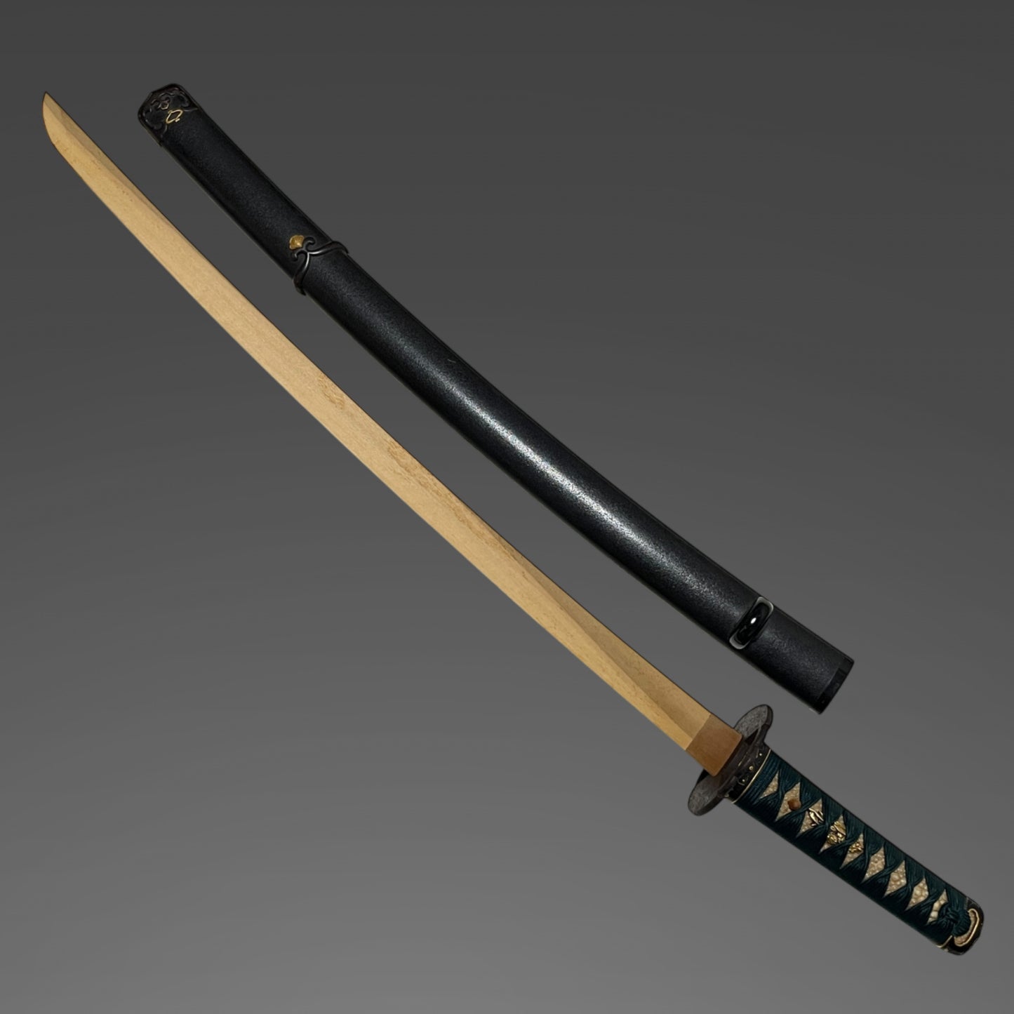 Handachi-Koshirae 半太刀拵, Kofuju Naminobu 江府住並信 signed Tsuba, Edo period