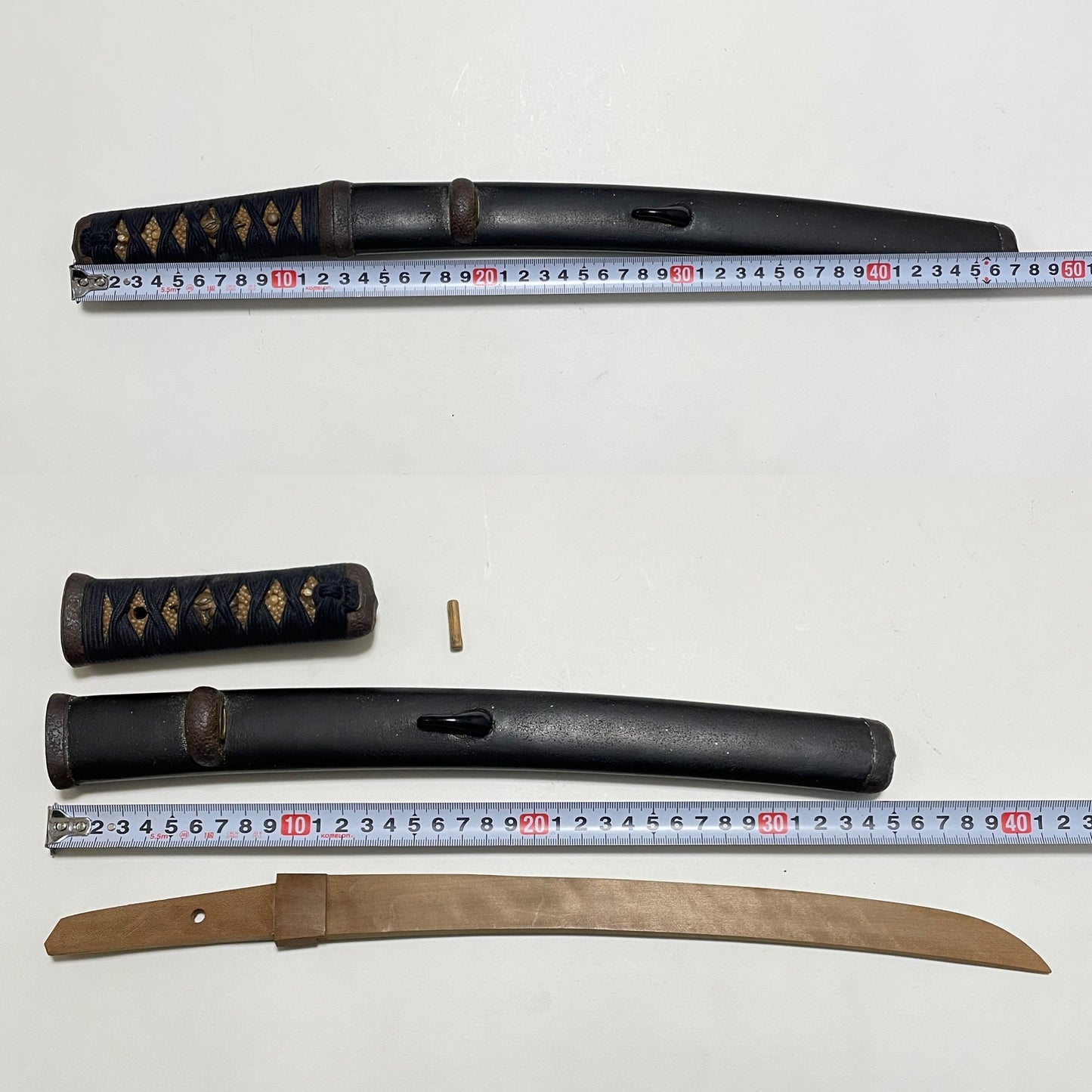 Aikuchi Koshirae 合口拵 For Sunnobi TANTO, Edo period, Iron Fittings
