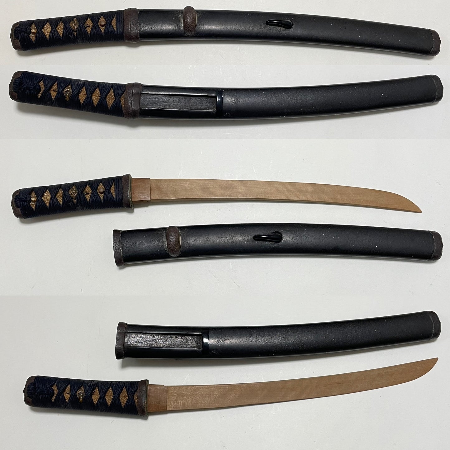Aikuchi Koshirae 合口拵 For Sunnobi TANTO, Edo period, Iron Fittings