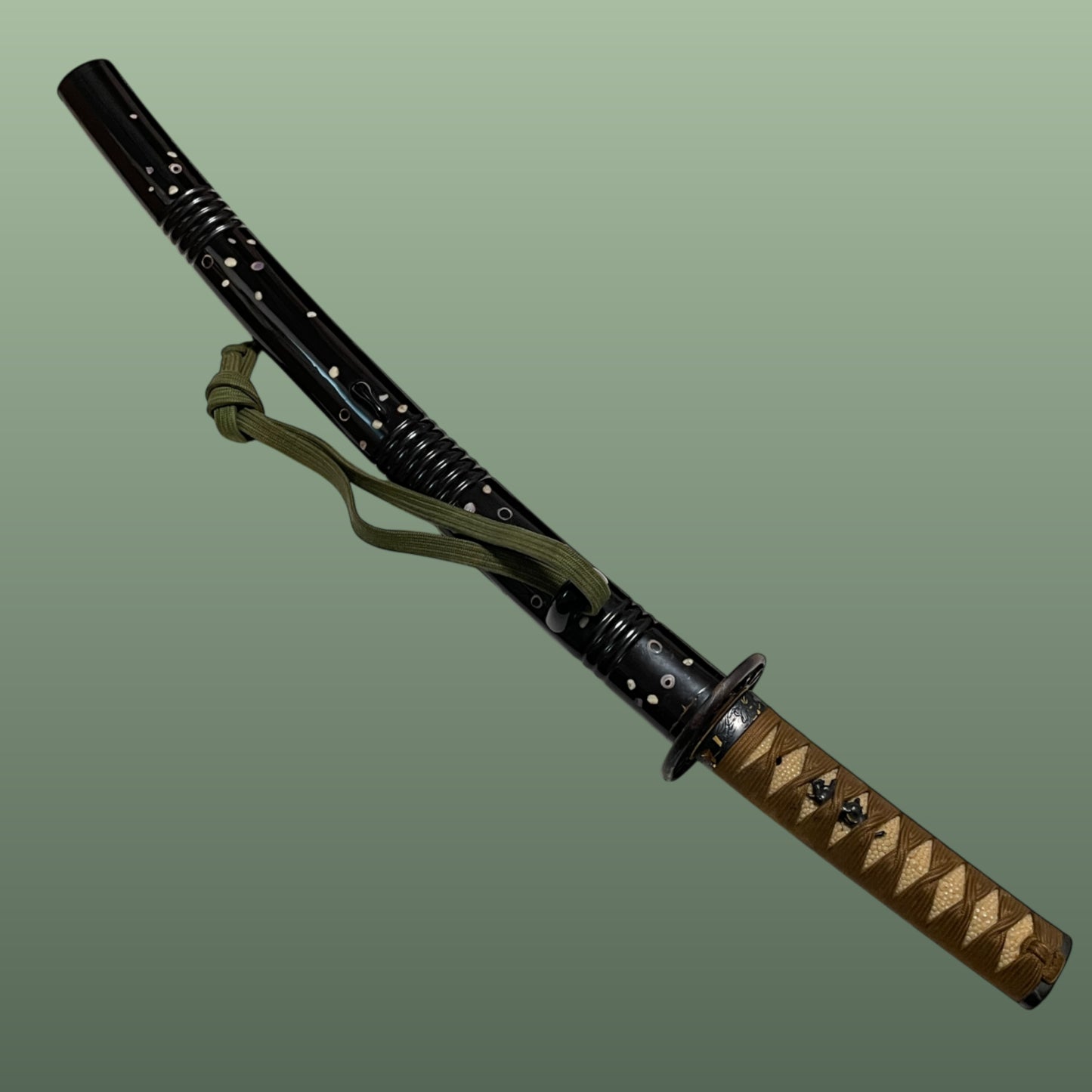 Oni 鬼 Wakizashi Koshirae, Ishiyama Mototada 石山基薫 signed, Edo period