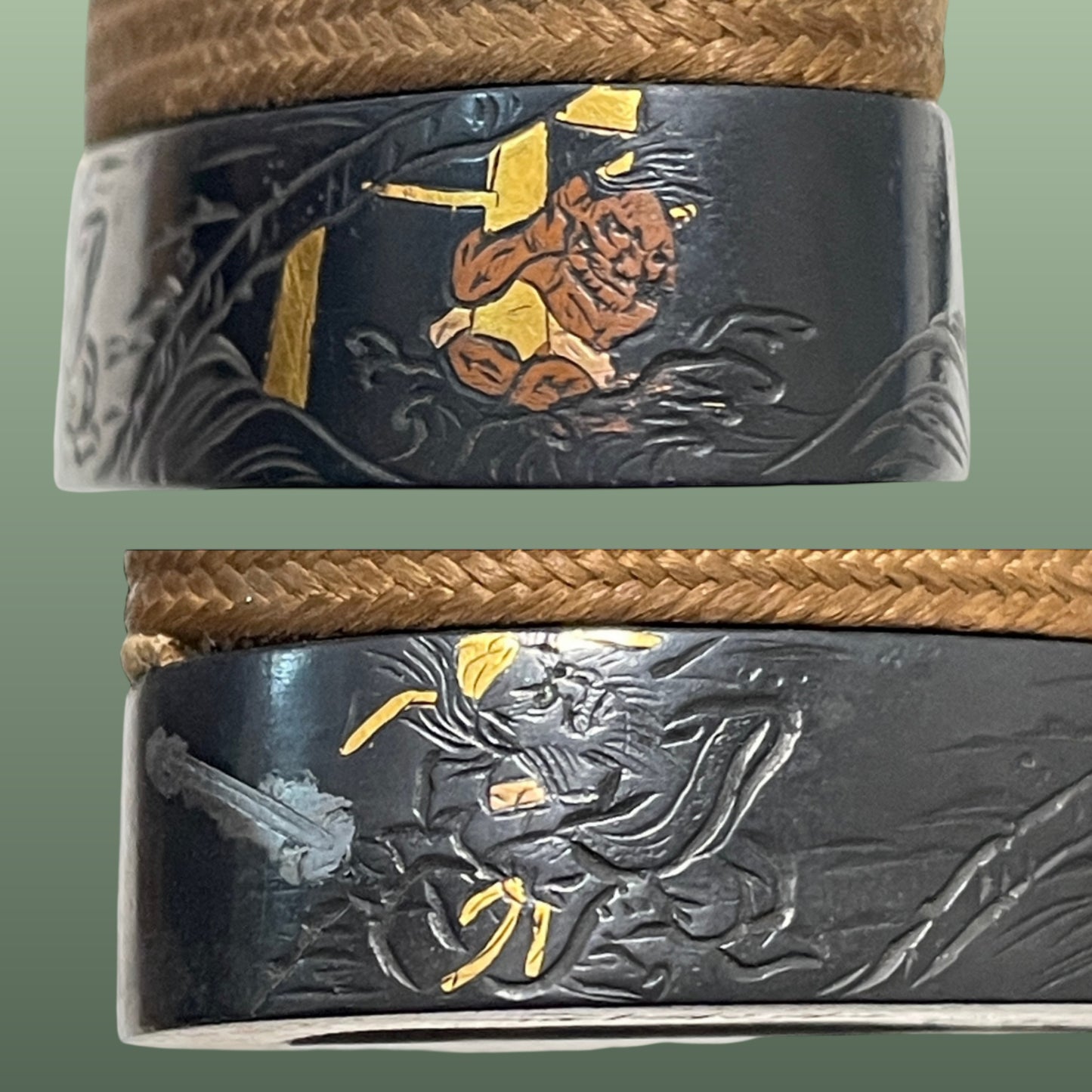 Oni 鬼 Wakizashi Koshirae, Ishiyama Mototada 石山基薫 signed, Edo period