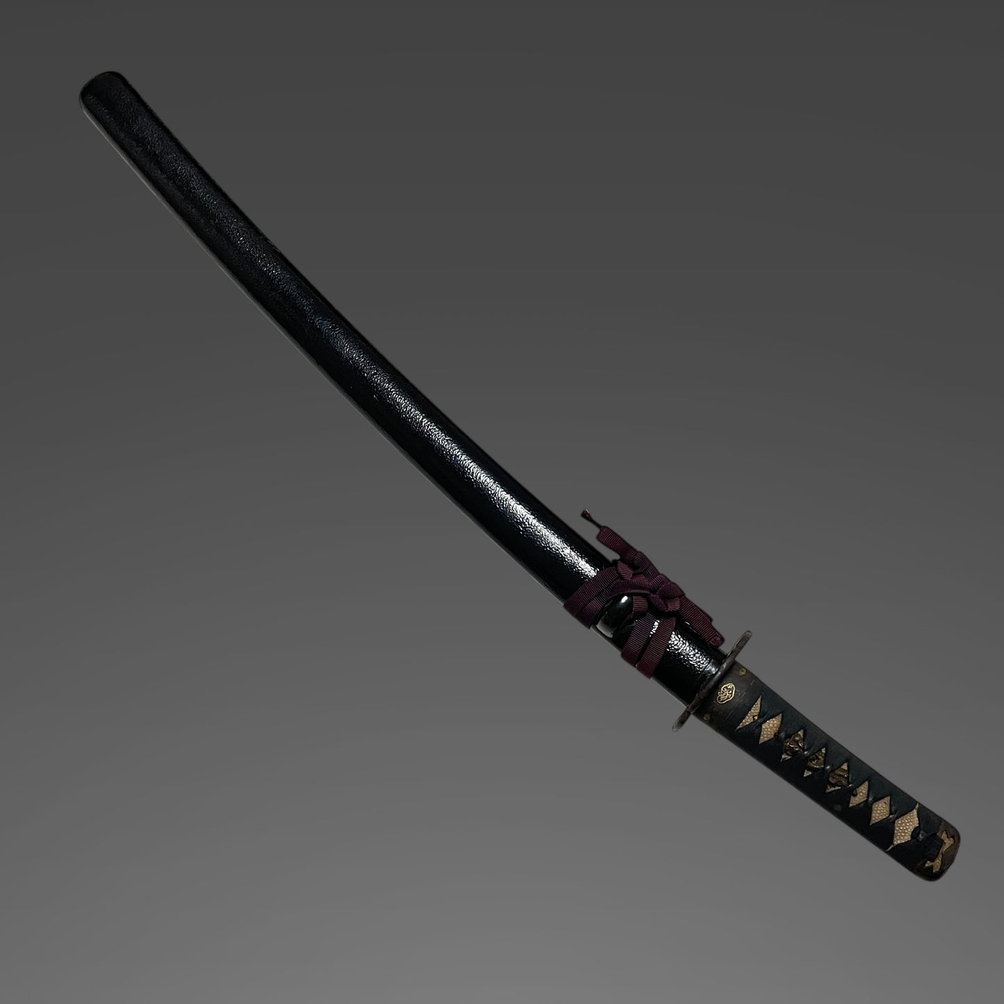Dragon Menuki Koshirae For WAKIZASHI, Thick Fuchi, Edo period