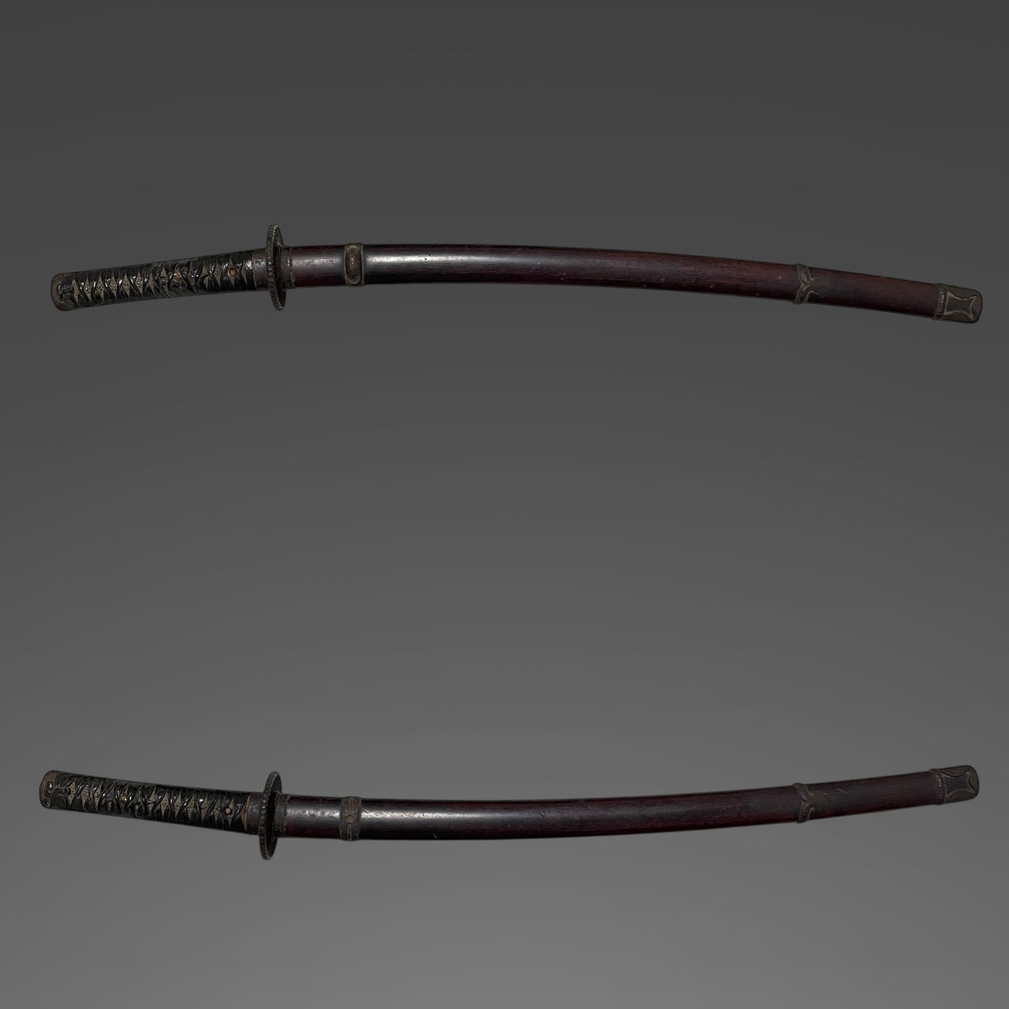 Handachi Koshirae 半太刀拵, Kyosukashi-Tsuba 京透鍔, Iron Fittings, Edo period