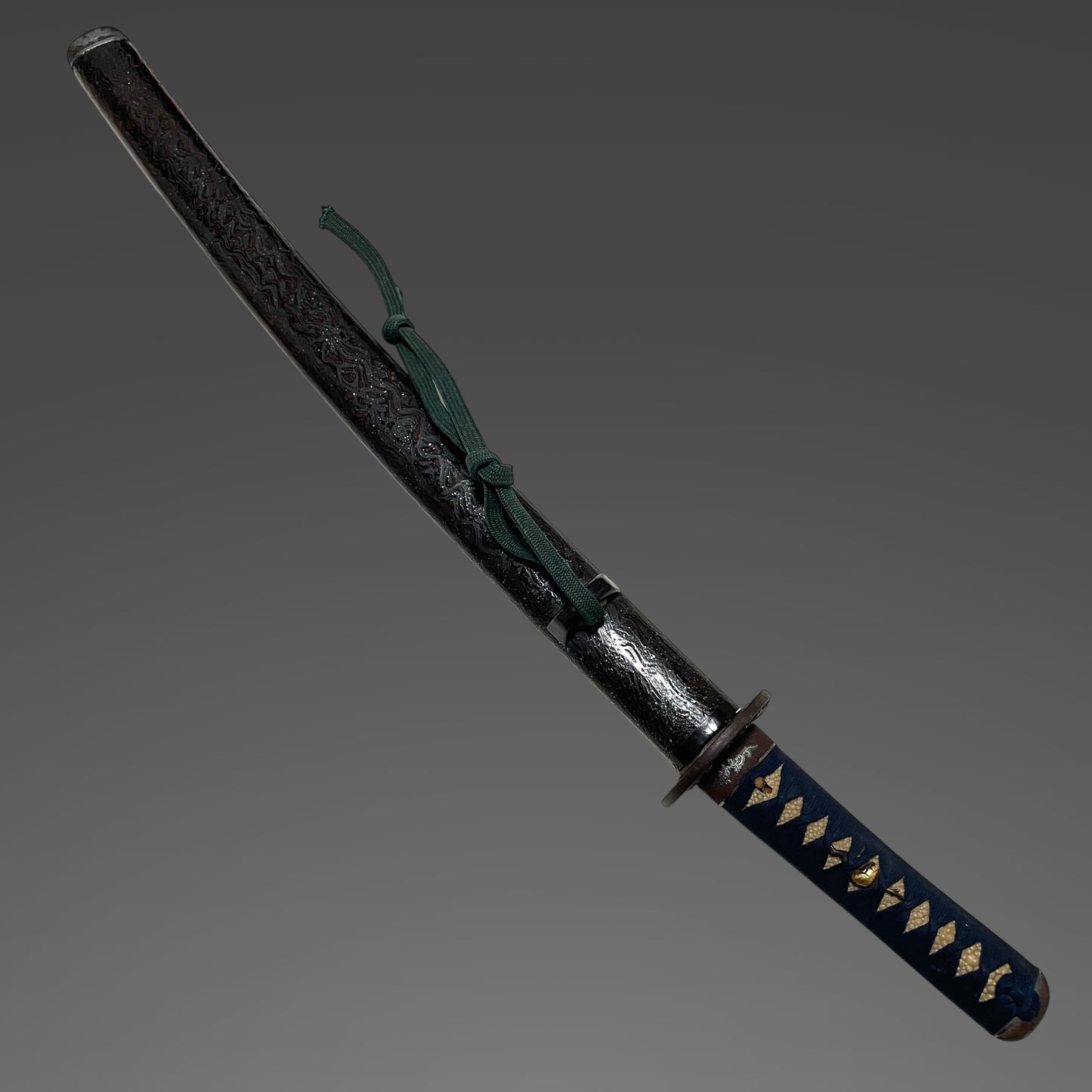 Kawarinuri-Saya 変塗鞘Wakizashi Koshirae, Soroikanagu 揃金具, Edo period