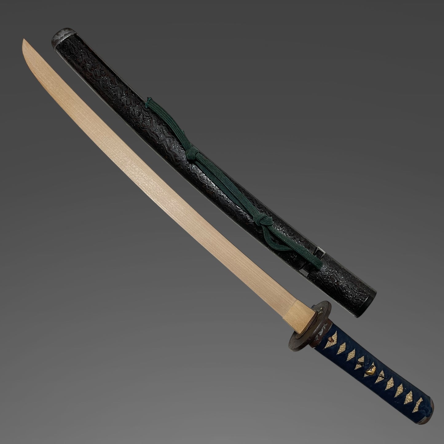 Kawarinuri-Saya 変塗鞘Wakizashi Koshirae, Soroikanagu 揃金具, Edo period